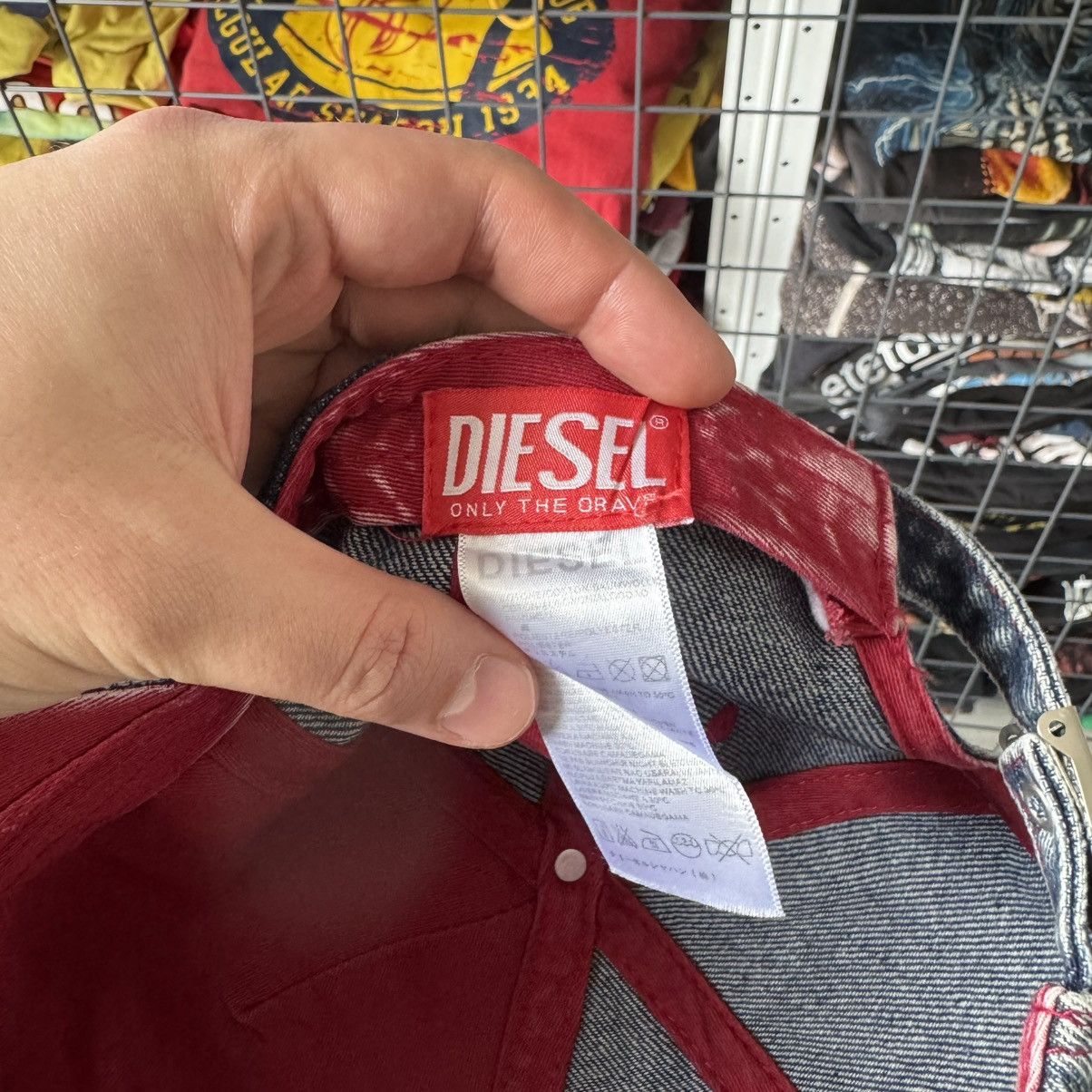 Diesel Diesel Distressed Y2K Denim Cap | Grailed