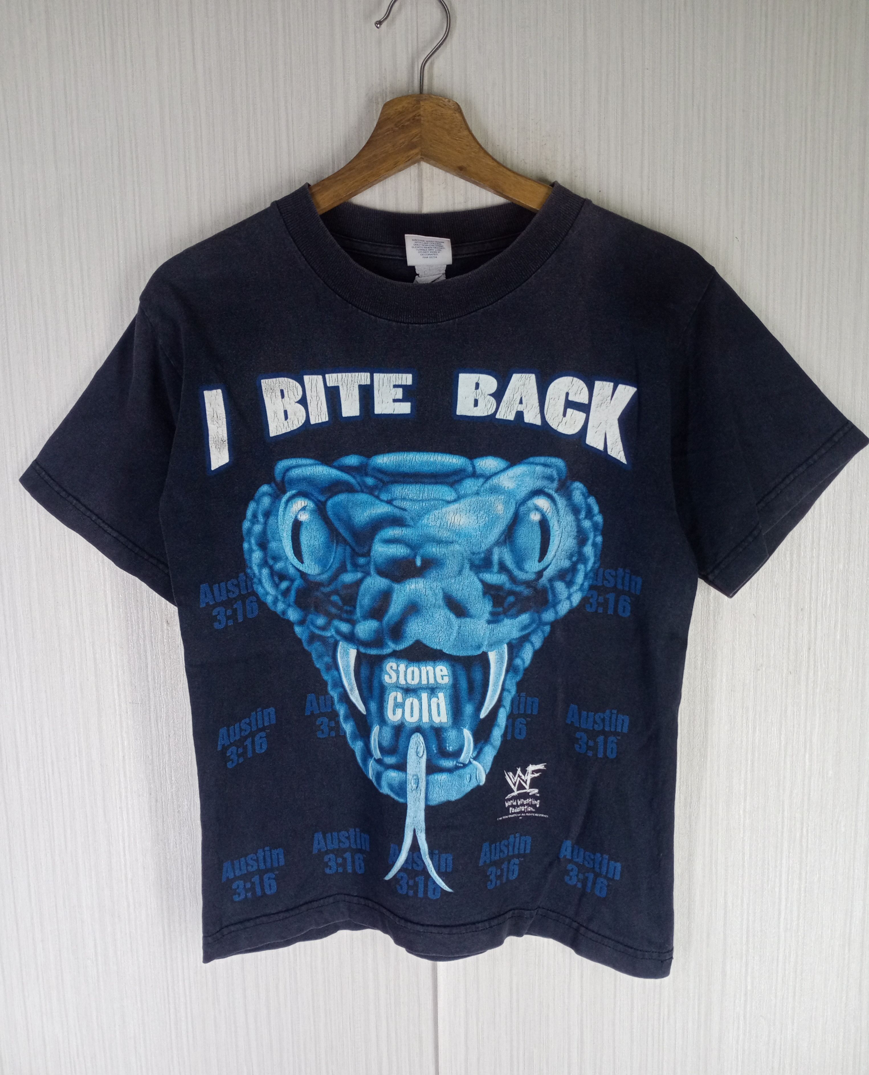WWE Vintage 90s Stone Cold Steve Austin 3:16 Tshirt Size US XS / EU 42 / 0 - 1 Thumbnail