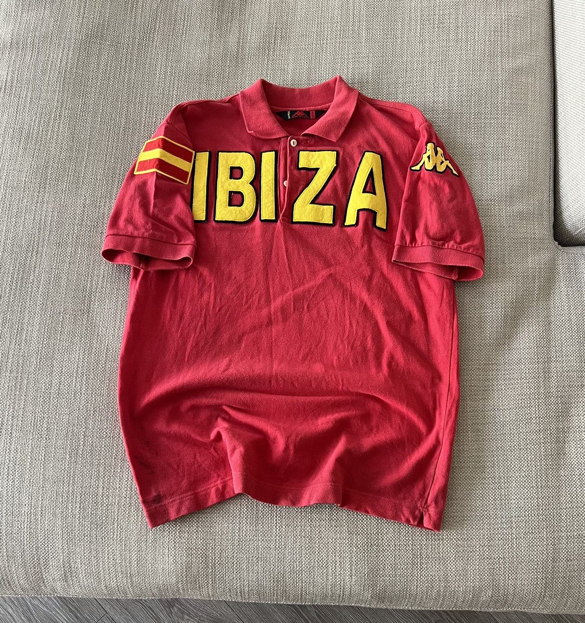 Kappa × Vintage Vintage 💥 Kappa Ibiza Polo T-Shirt Spain style Ralph Size US M / EU 48-50 / 2 - 1 Thumbnail