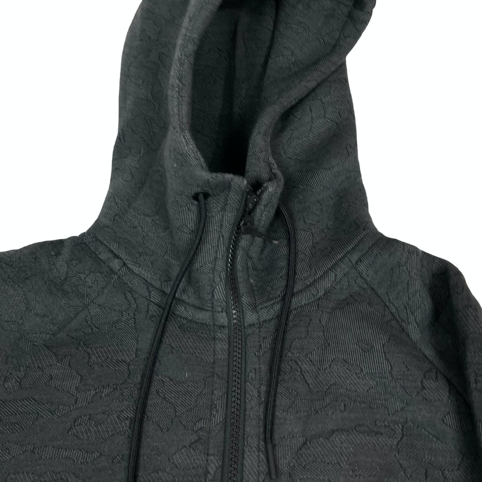 Nike Nike Tech Men Gray Cotton Long Sleeve Full Zip Hoodie Medium Size US M / EU 48-50 / 2 - 3 Thumbnail
