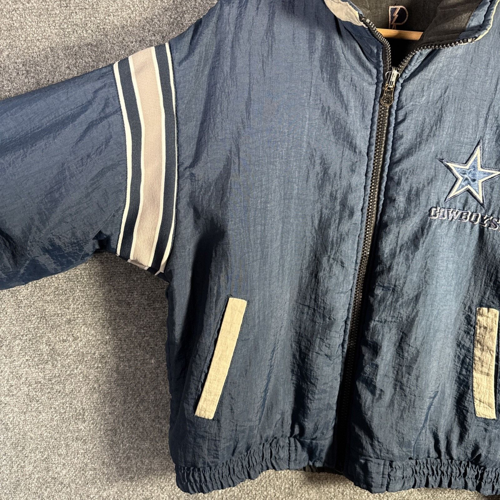 Vintage Dallas Cowboys Jacket Mens Medium 90s Pro Player