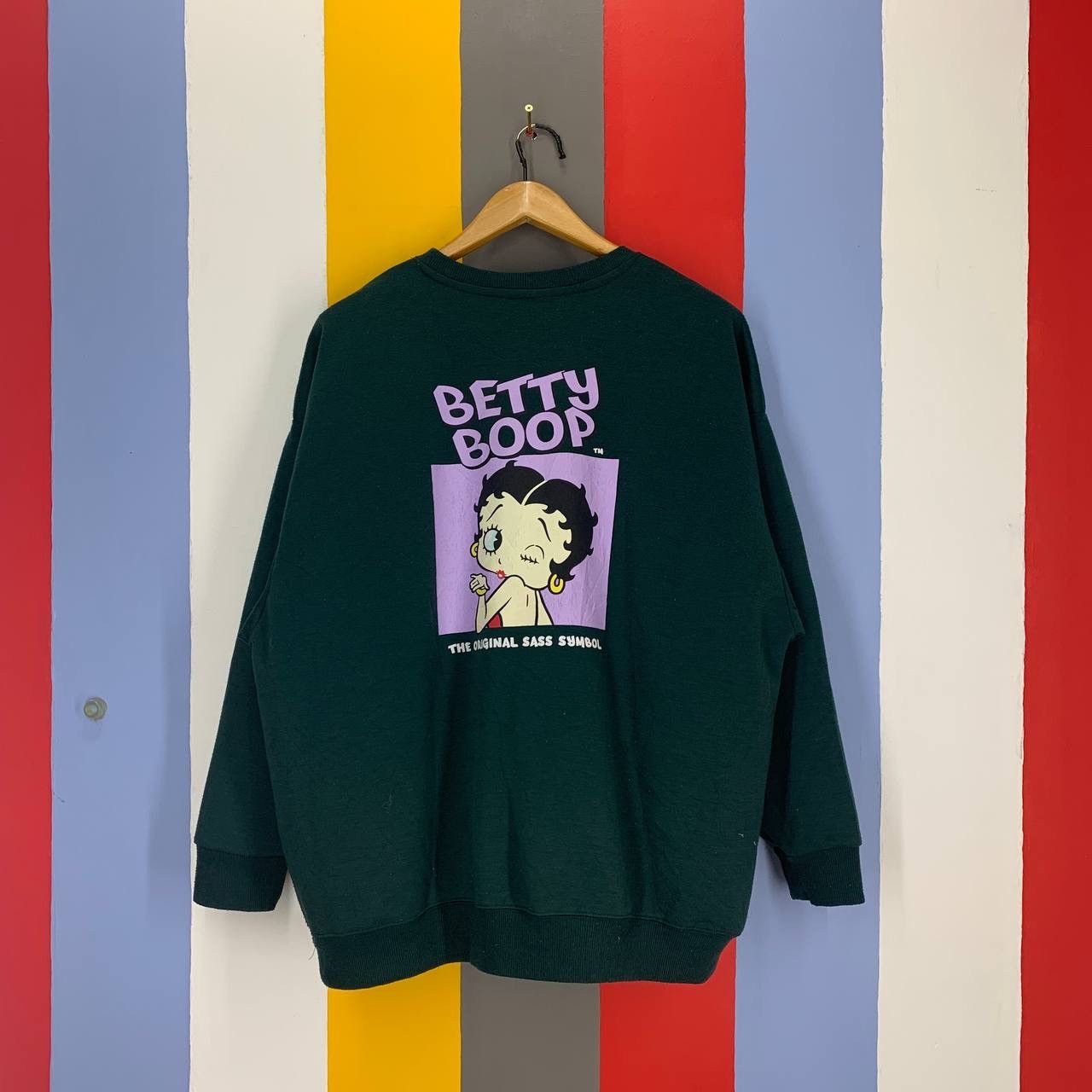 Cartoon Network BETTY BOOP x STRANGE HEAVEN Crew Neck Sweatshirt #2356/25 Size US XL / EU 56 / 4 - 1 Thumbnail