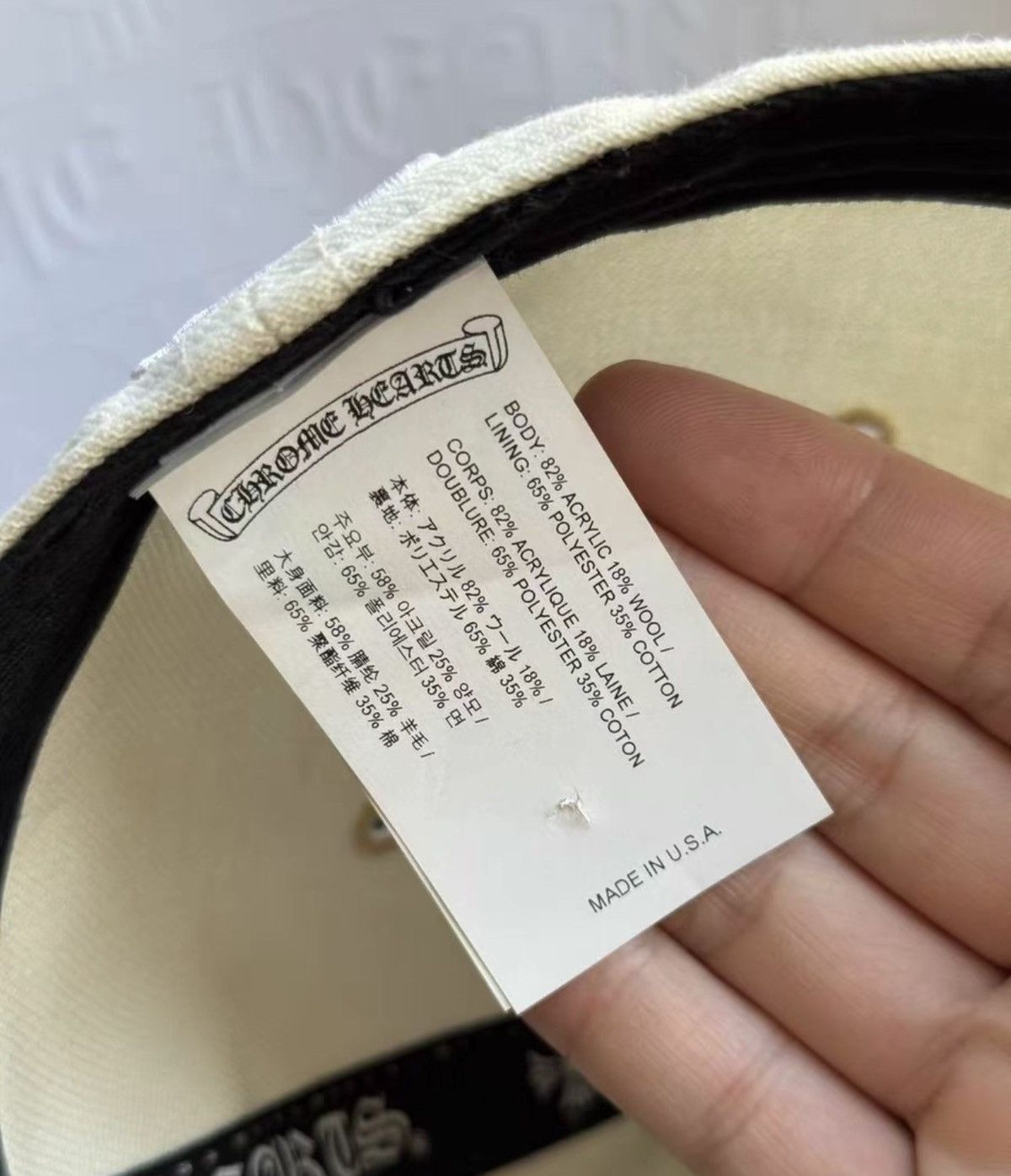 Chrome Hearts Chrome Hearts Two-Tone Red & White Baseball Cap Size ONE SIZE - 8 Thumbnail