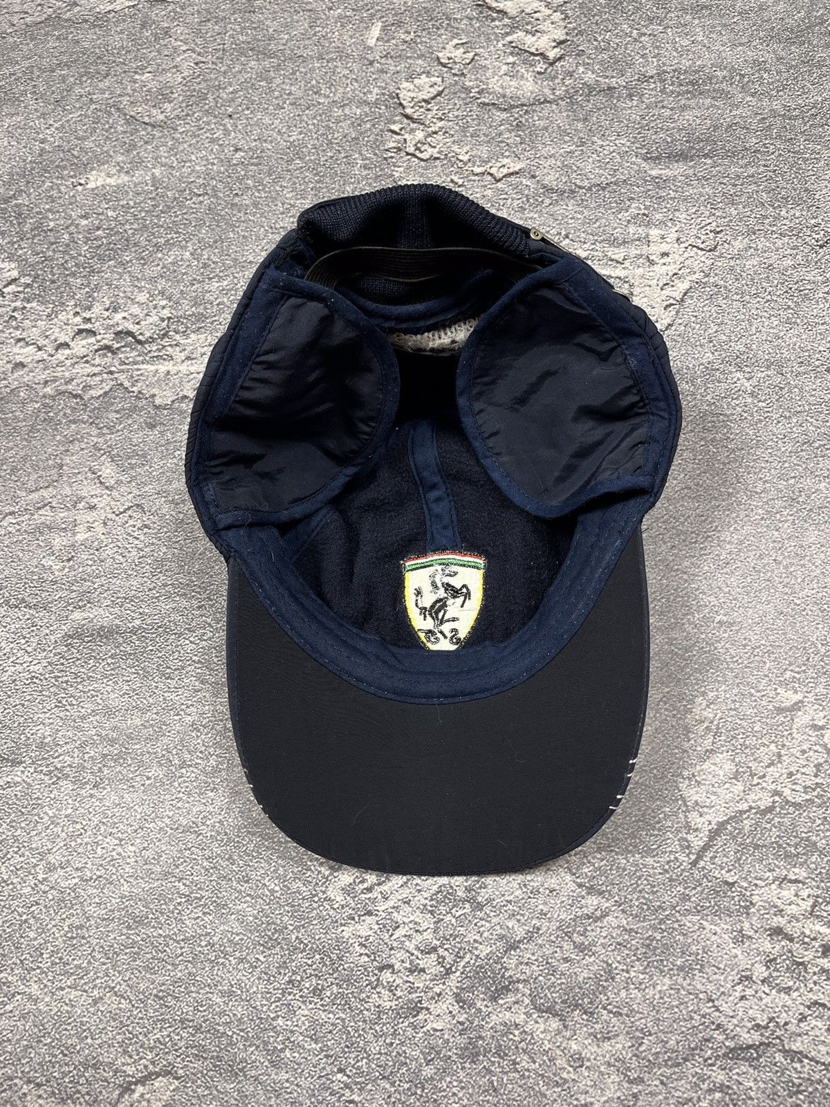 Ferrari × Formula 1 × Vintage Vintage Ferrari Racing F1 Winter Cap Hat Michael Schumacher Size ONE SIZE - 5 Thumbnail