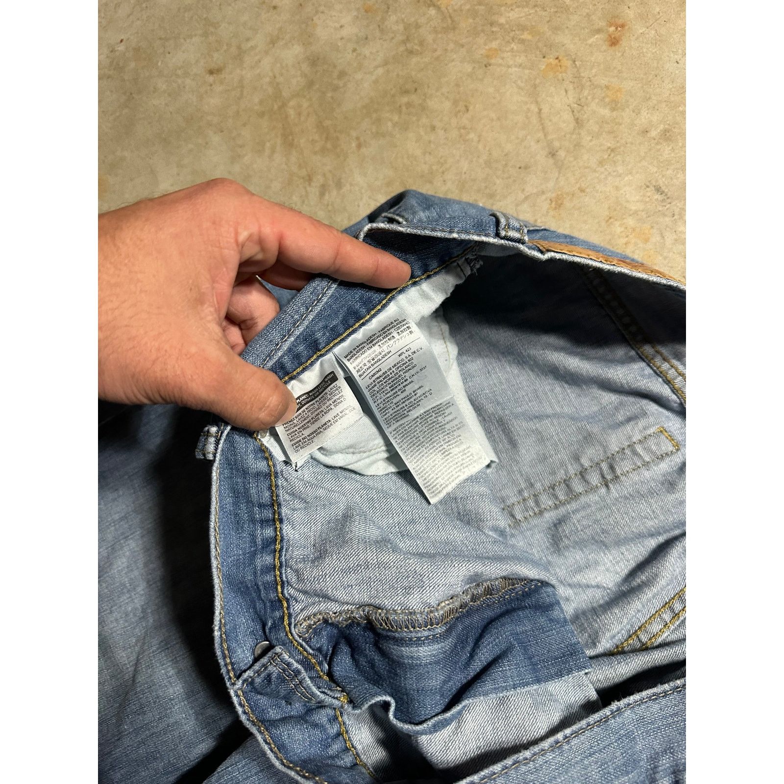 Levi's × Vintage Vintage Levis 569 Straight Loose Fit Relaxed Denim Jeans 38 Size US 38 / EU 54 - 6 Thumbnail