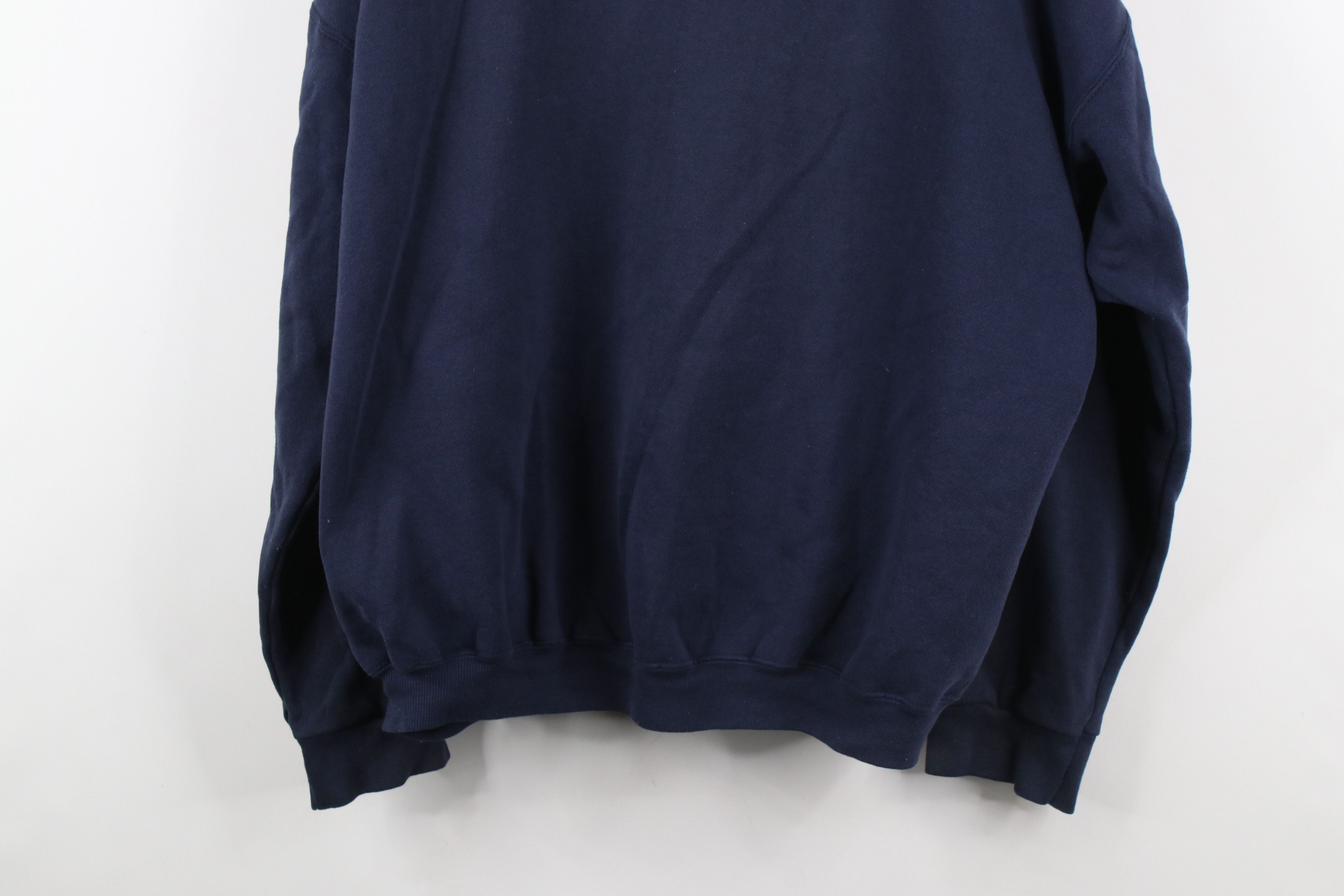 Vintage Vintage 90s Streetwear Blank Full Zip Hoodie Sweatshirt USA Size US XXL / EU 58 / 5 - 15 Thumbnail