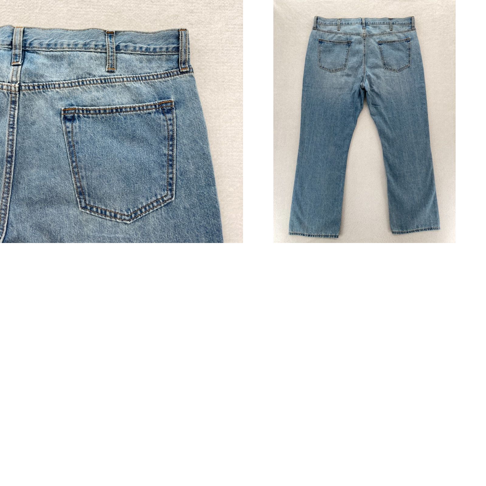 Old Navy Old Navy Jeans Mens 40x30 Relaxed Straight Leg Light Blue Denim Jeans Size US 40 / EU 56 - 9 Thumbnail