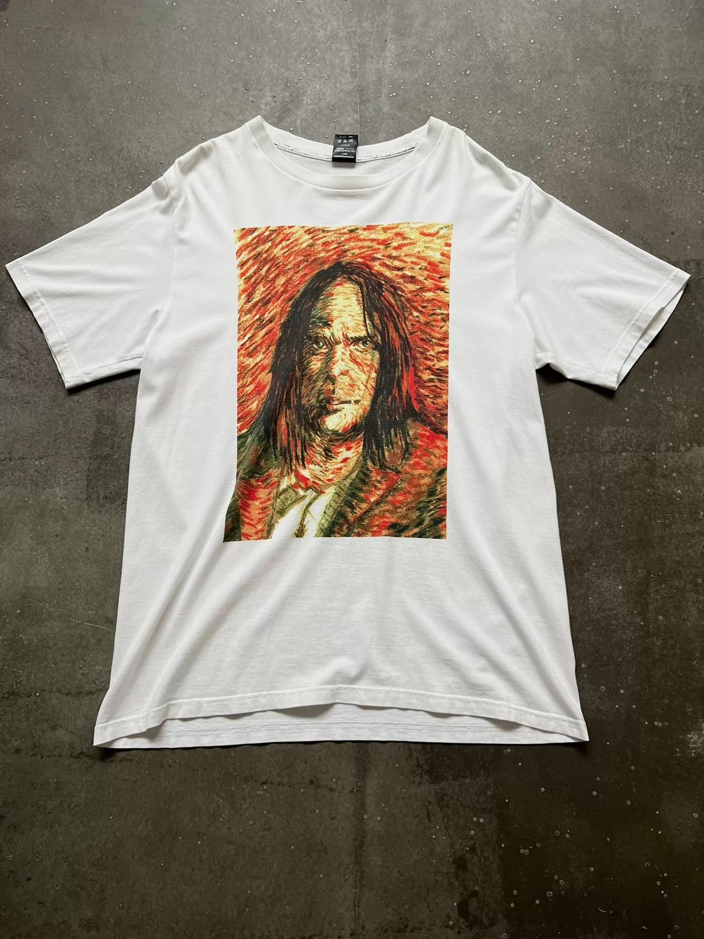 Number (N)ine Number (N)ine Neil Young Lyrics Tee – SS08 