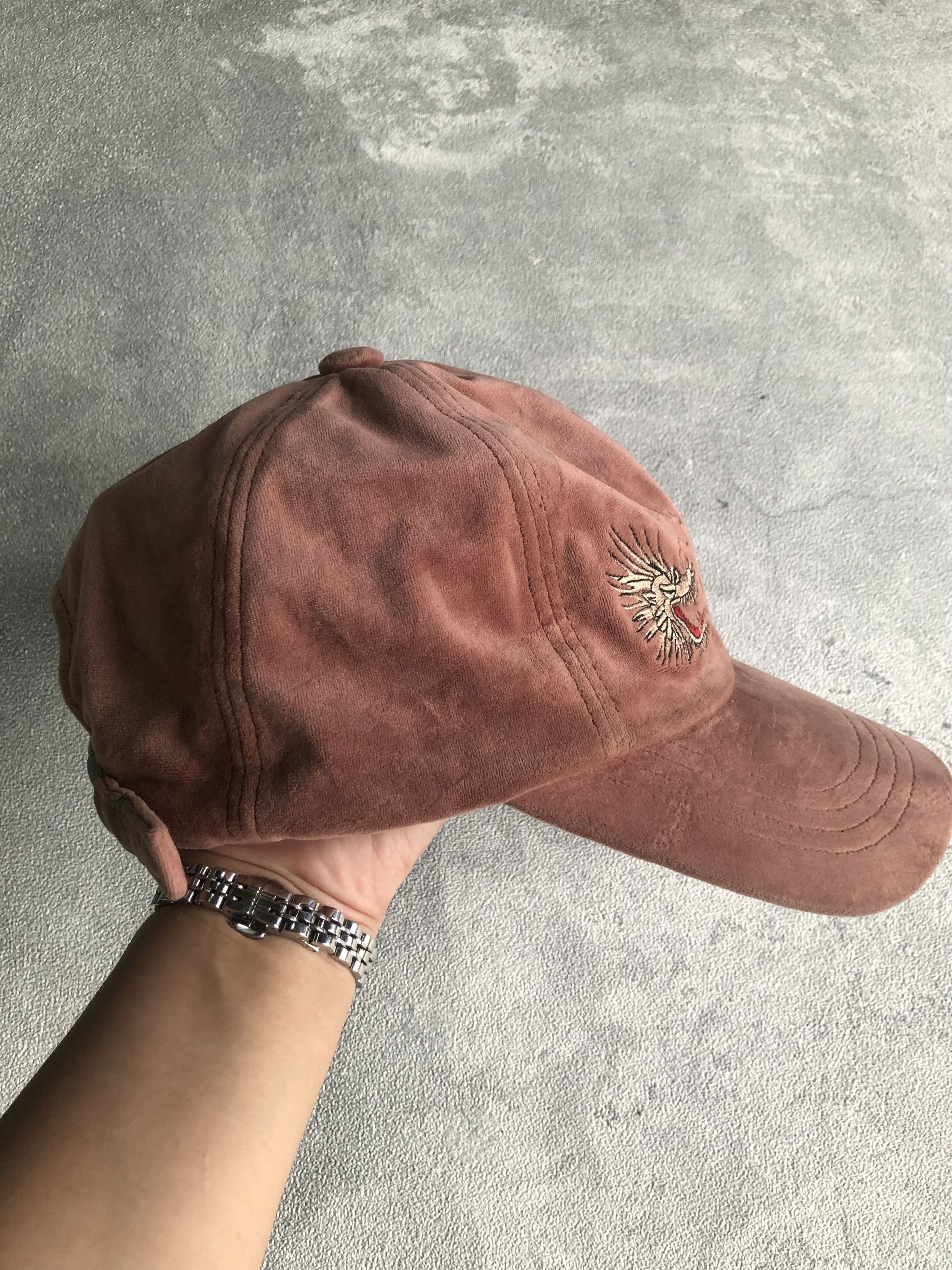 Japanese Brand Velvet Dragon-Embroidered Sukajan Hats Size ONE SIZE - 3 Thumbnail