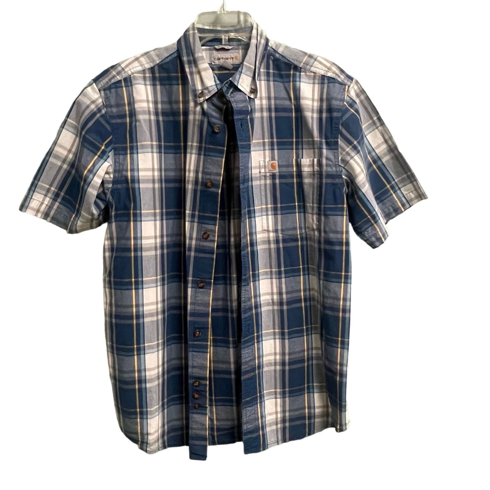 Carhartt Carhartt Medium Short Sleeve Plaid Button Down Shirt Relaxed Size US M / EU 48-50 / 2 - 1 Thumbnail