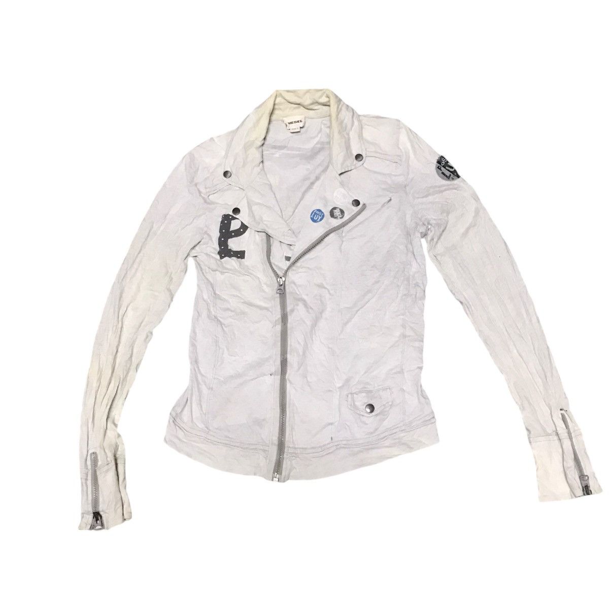 Diesel VINTAGE 90s DIESEL DOUBLE COLLAR POST LUX IF SIX WAS NINE Size US S / EU 44-46 / 1 - 1 Thumbnail