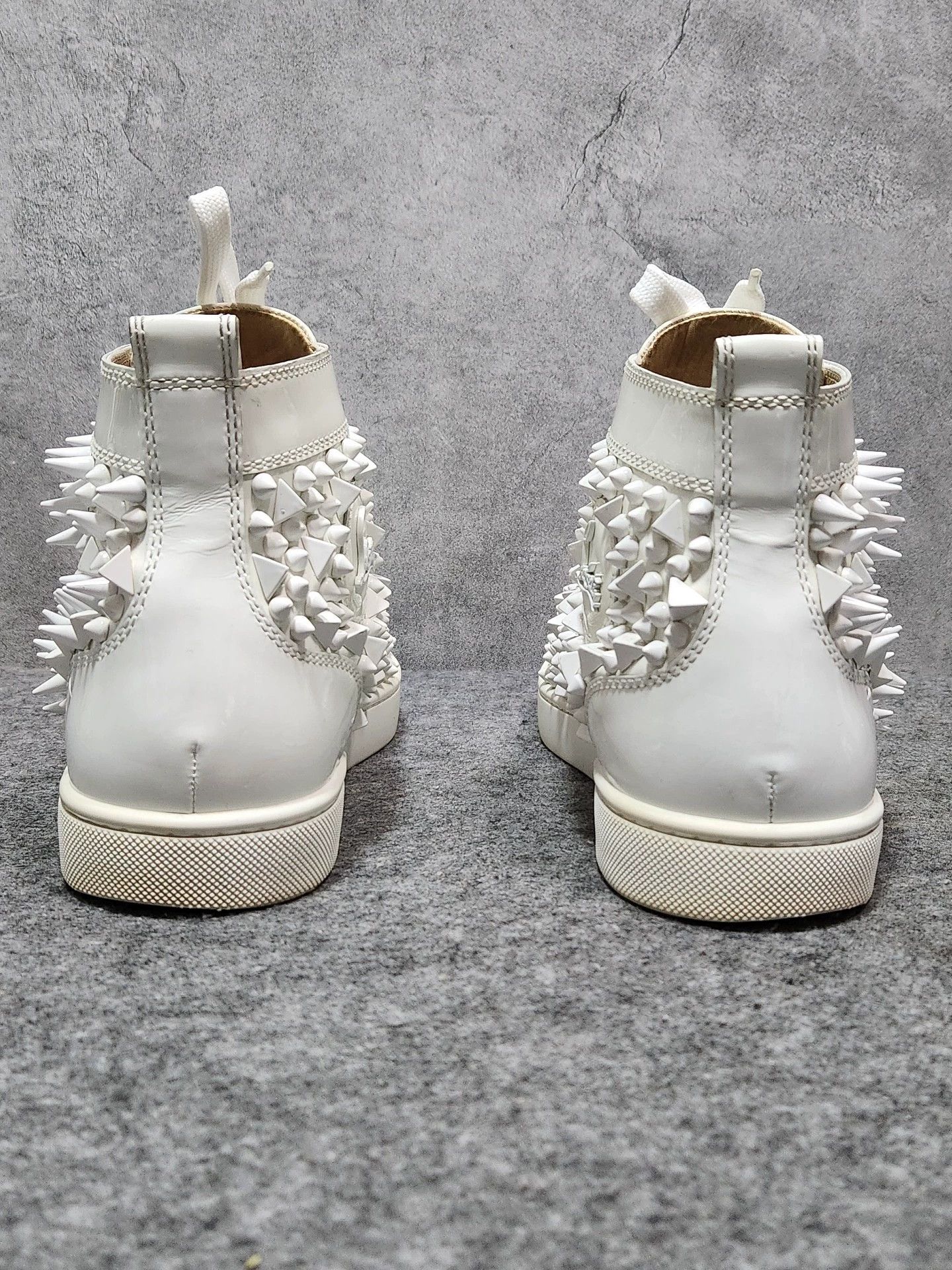 Christian Louboutin Christian Louboutin PIK series white patent and red sole. Size US 6.5 / EU 39-40 - 3 Thumbnail