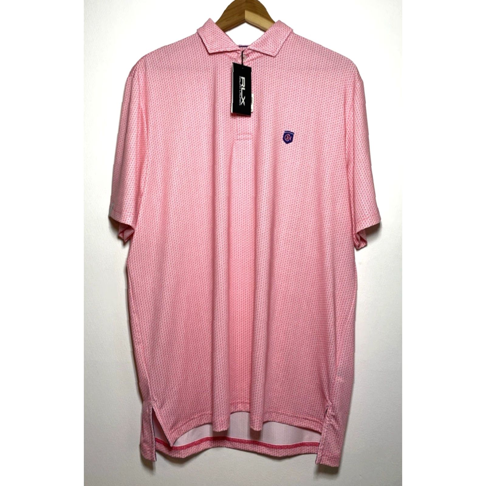 Ralph Lauren NWT Ralph Lauren RLX Polo Golf Shirt Men Pink Sz L Size US L / EU 52-54 / 3 - 2 Thumbnail