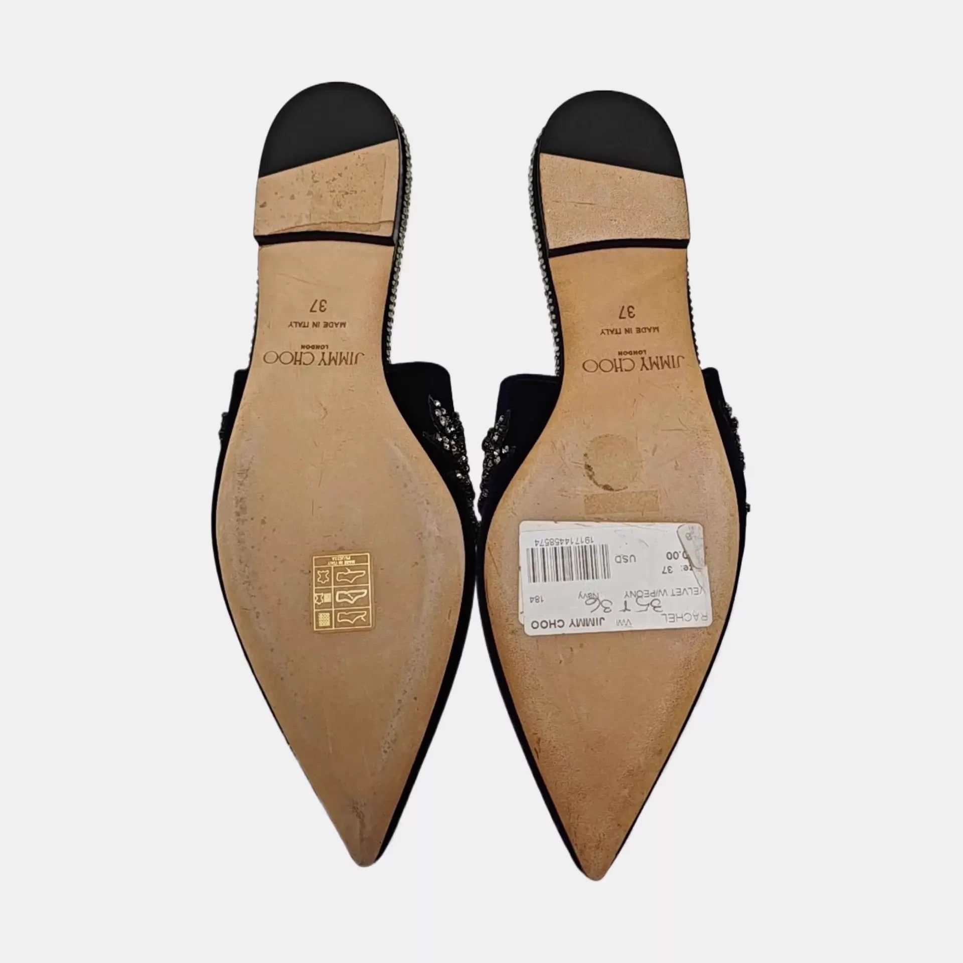 Jimmy Choo Authentic Jimmy Choo Diamante Slides Size 37 Size US 6.5 / IT 36.5 - 4 Thumbnail