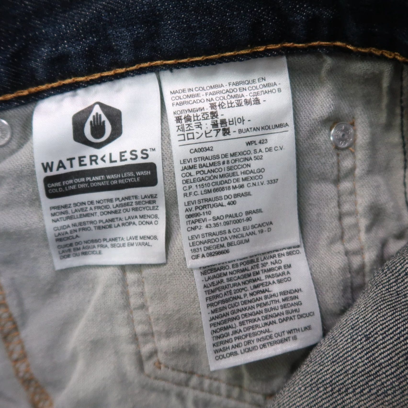 Levi's Levi's Jeans 569 Straight Men 38x30 Blue Denim 5-Pocket Relaxed Baggy Medium Wash Size US 38 / EU 54 - 4 Thumbnail