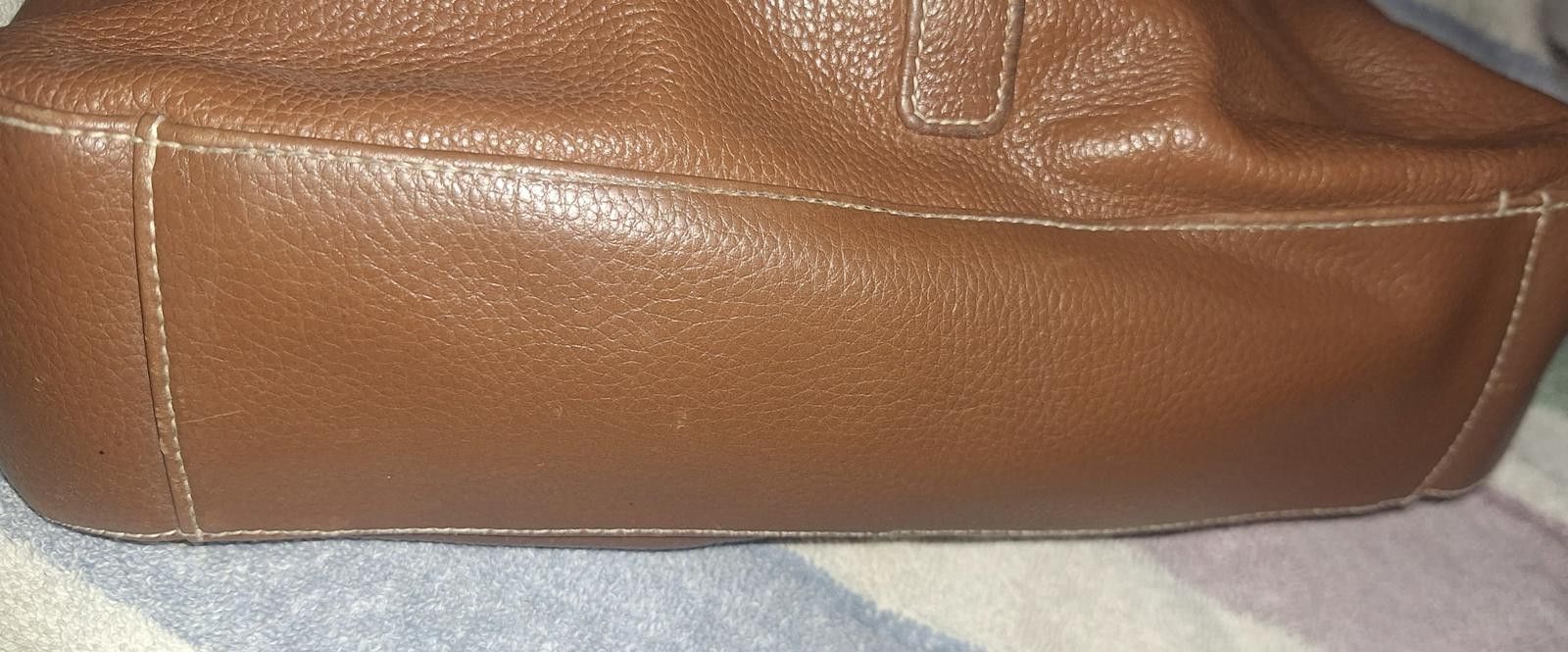Mossimo Brown Leather Mossimo Shoulder Purse Size ONE SIZE - 4 Thumbnail