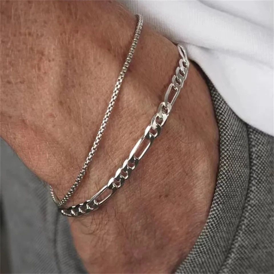 Jewelry Hip Hop Chain Bracelet Size ONE SIZE - 1 Thumbnail