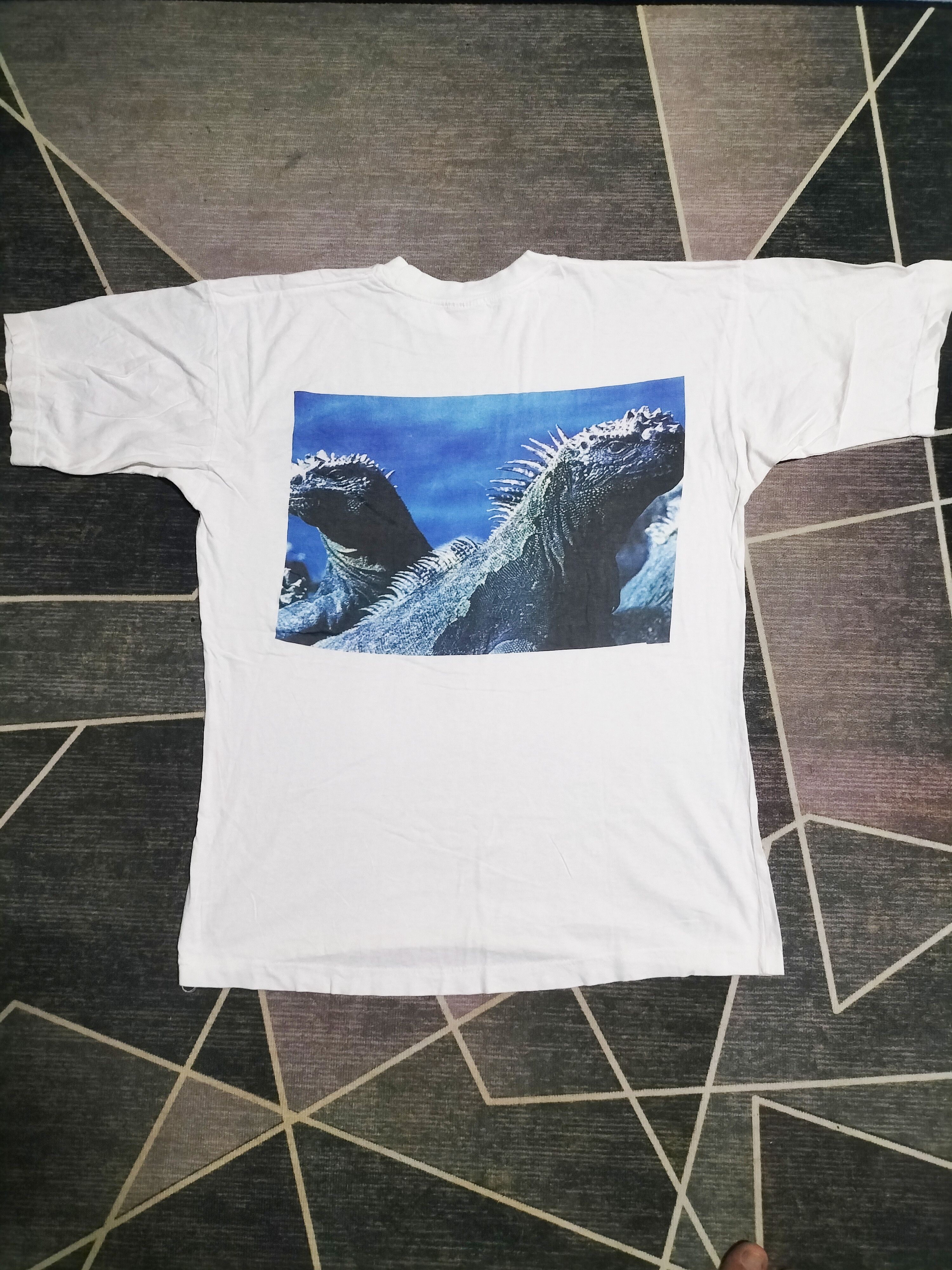 Vintage Vintage Godzilla Arts movie fashion cotton thin Size US XL / EU 56 / 4 - 1 Thumbnail