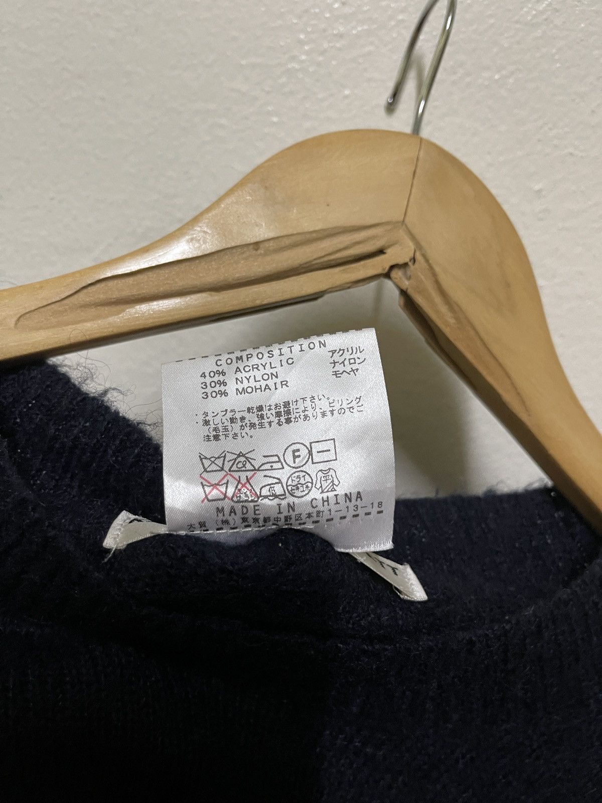 Japanese Brand Katharine Hamnett Knit Mohair Jumper Size US M / EU 48-50 / 2 - 7 Thumbnail