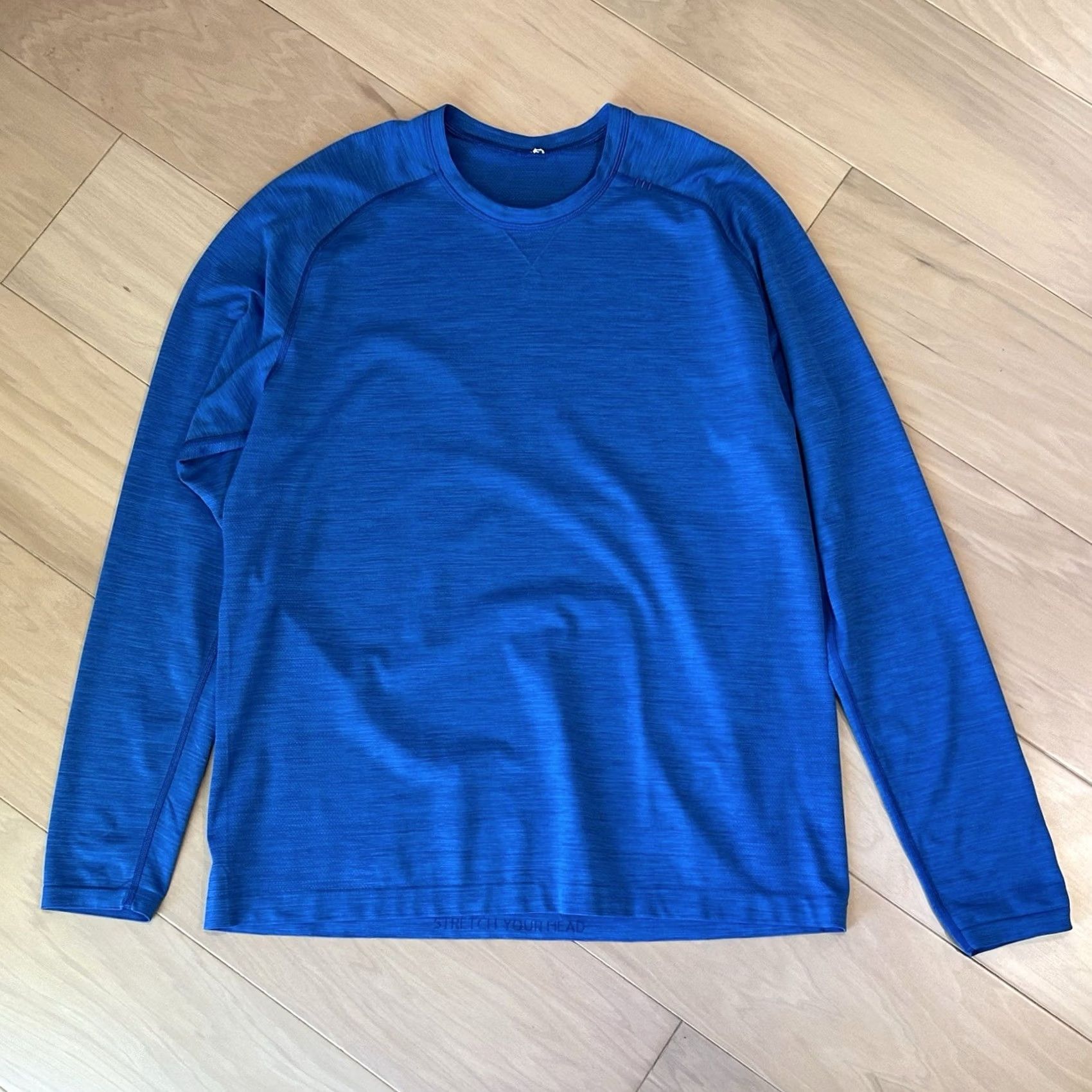 Lululemon Lululemon Shirt Mens XL Blue Metal Vent Relaxed Long Sleeve Men Size US XL / EU 56 / 4 - 2 Thumbnail