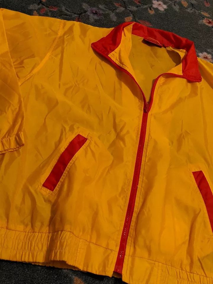 Japanese Brand × Vintage Goola Gong 1990s Lemon Cherry Nylon Zipper Parka Large 🖍️ Size L / US 10 / IT 46 - 2 Thumbnail