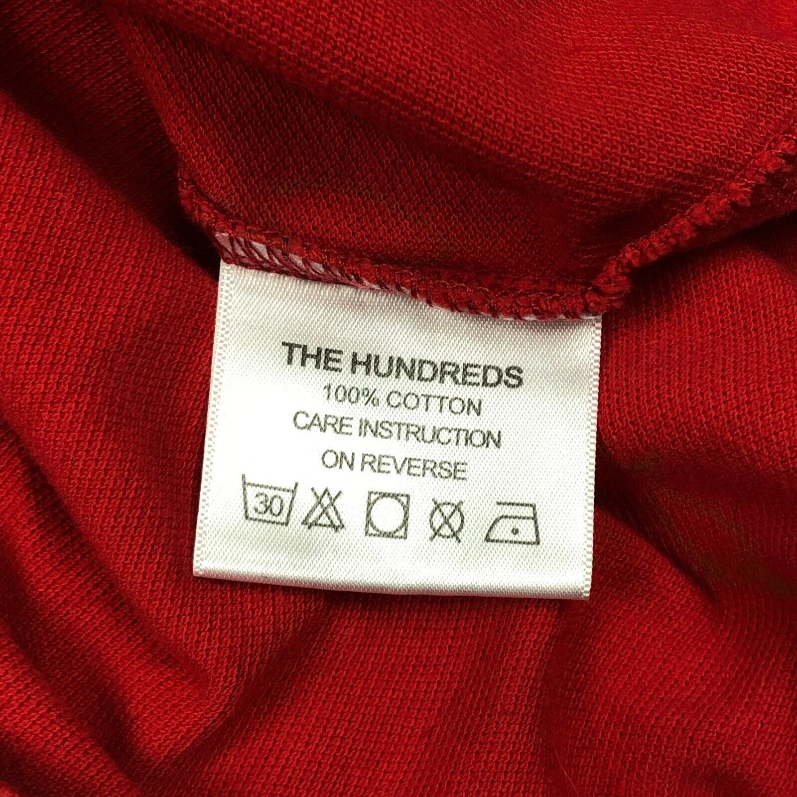 The Hundreds The Hundreds Old English Spellout Red T Shirt Tee Medium Size US M / EU 48-50 / 2 - 4 Thumbnail