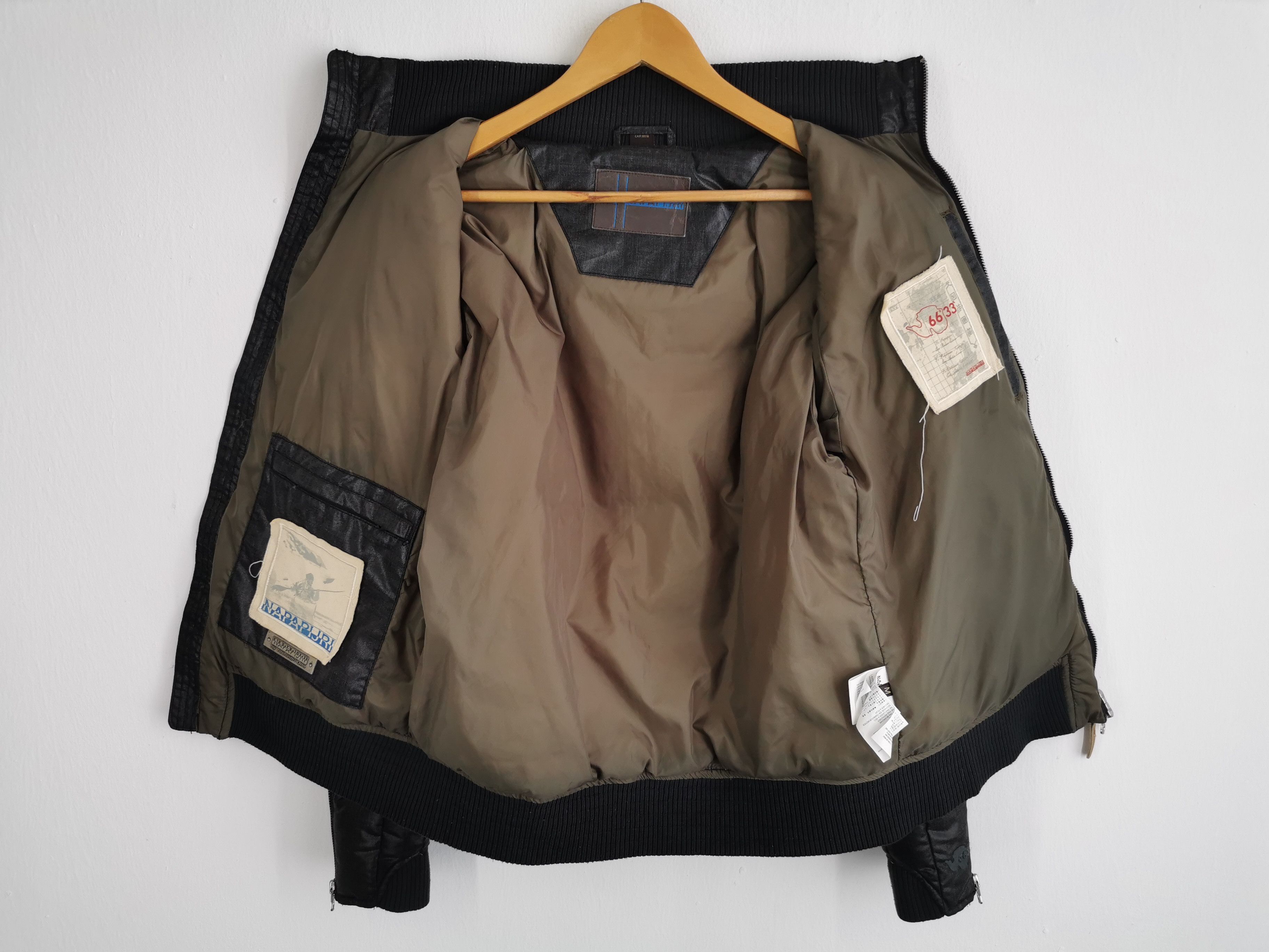 Napapijri Vintage Napapijri Pufferdown Wool Jacket Size M Size US M / EU 48-50 / 2 - 3 Thumbnail