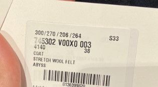 Bottega Veneta o1n1vont0325 Stretch Wool Felt Coat in Abyss Size XS / US 0-2 / IT 36-38 - 5 Thumbnail