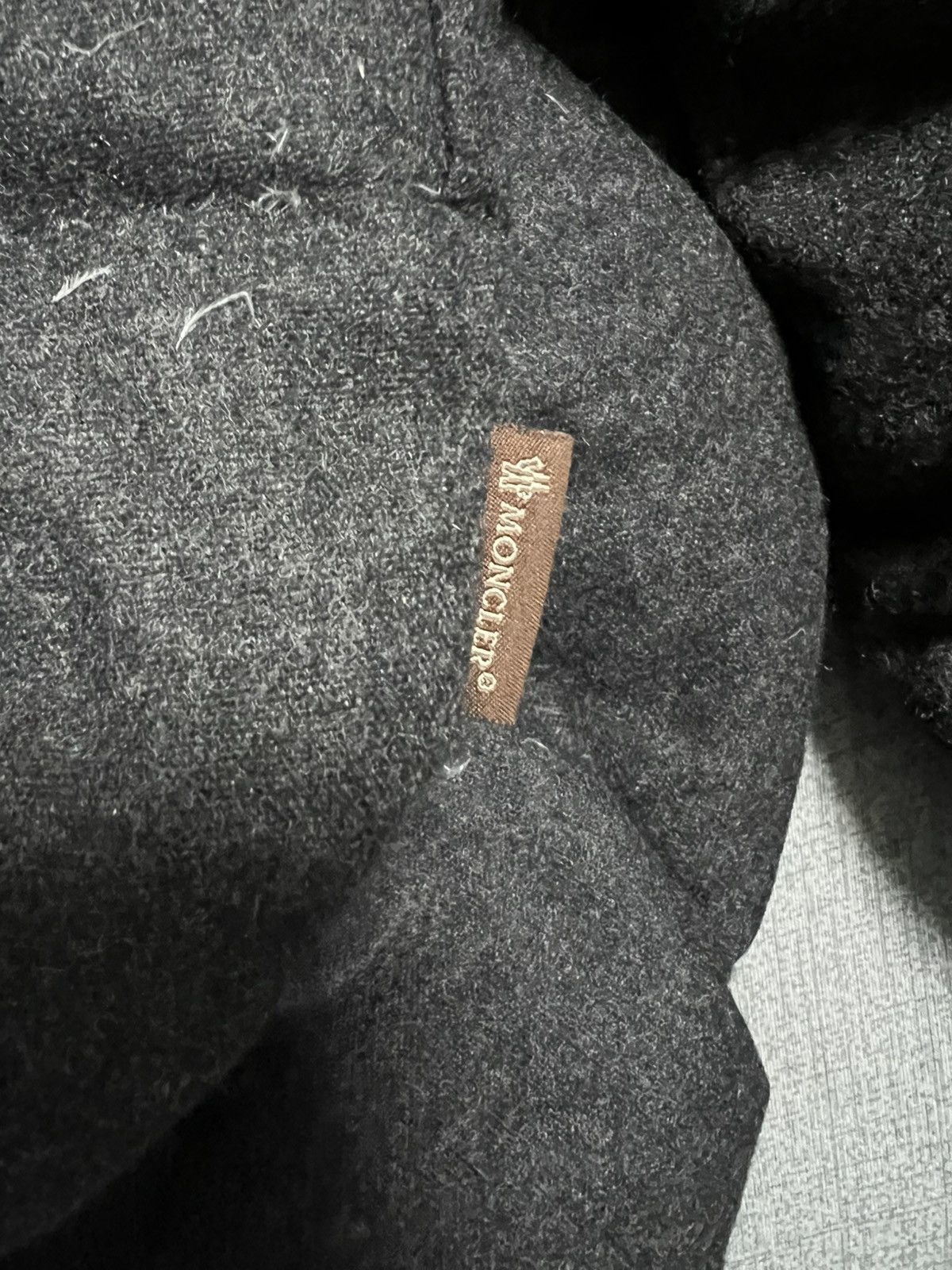 Moncler Moncler down jacket black L wool Size L / US 10 / IT 46 - 4 Thumbnail