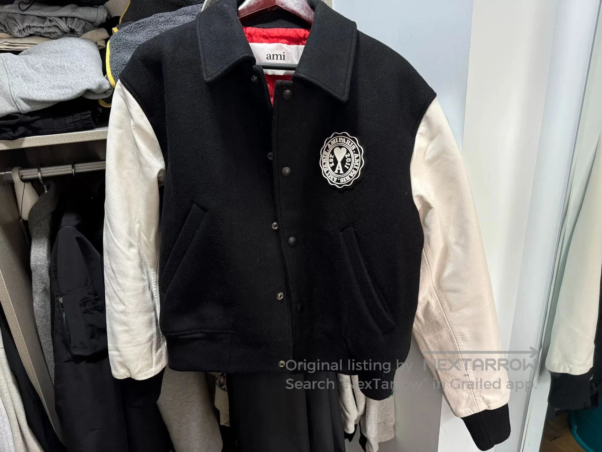 AMI AMI PARIS FW22 Colorblock Logo Jacket. Size US L / EU 52-54 / 3 - 1 Thumbnail