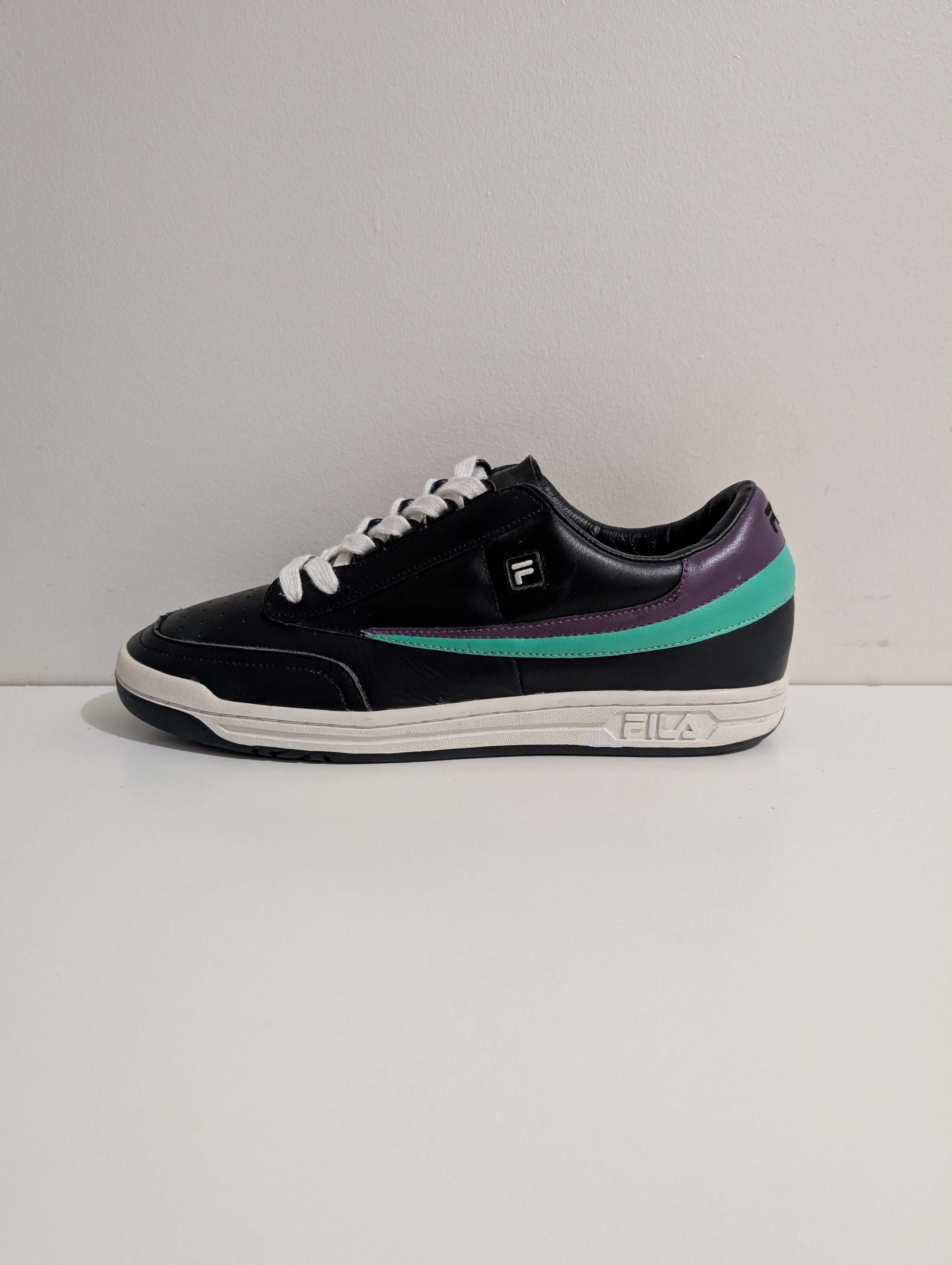 Fila FILA Original Black Classic Tennis Sneakers Mens 12 Size US 12 / EU 45 - 4 Thumbnail