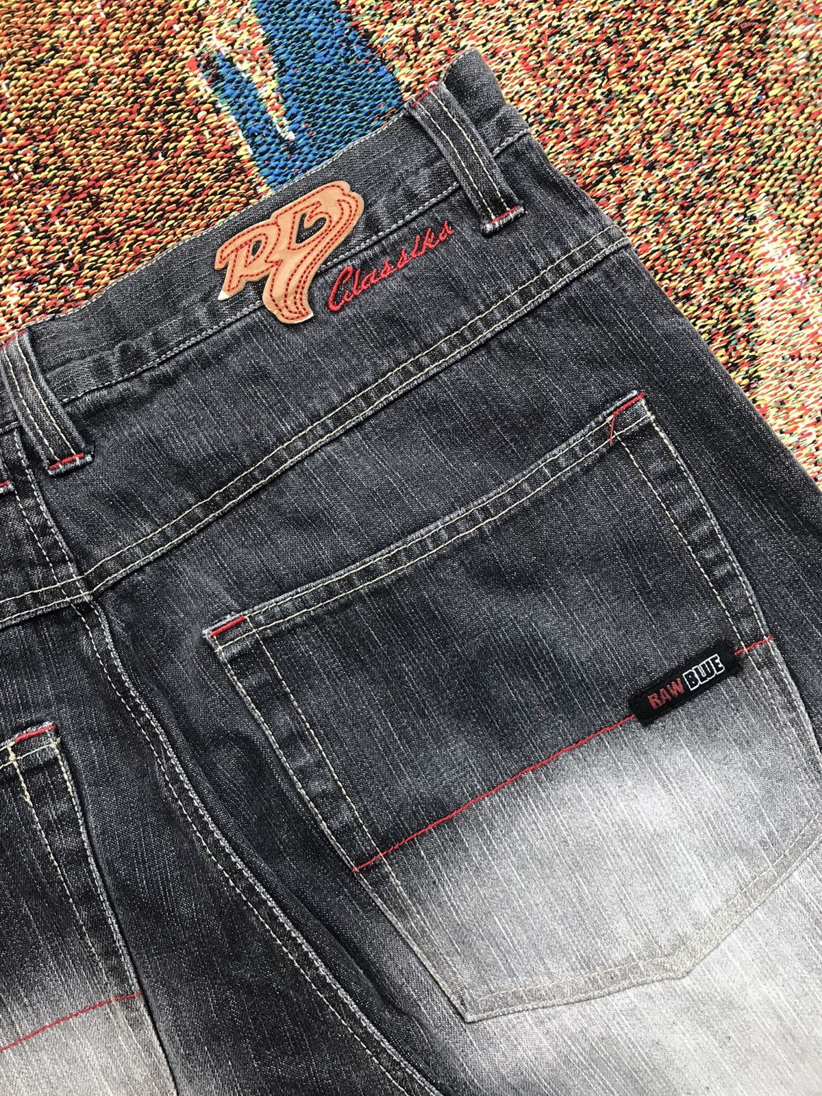 Other Vintage rawblue SpellOut embroidered denim Size US 36 / EU 52 - 12 Thumbnail
