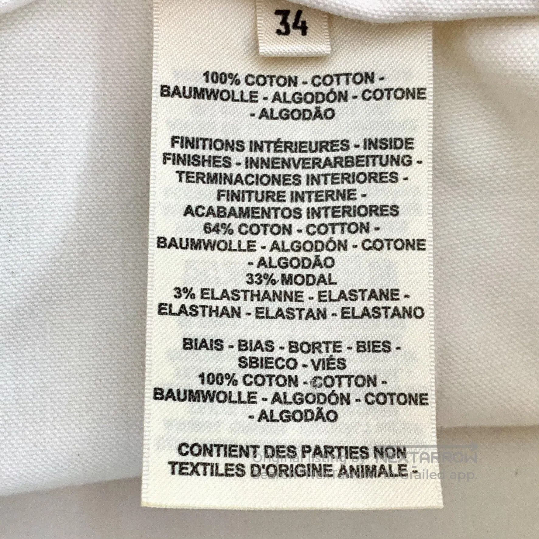Hermes Hermes Beige bell chain decoration cotton casual half skir Size 33" - 8 Thumbnail