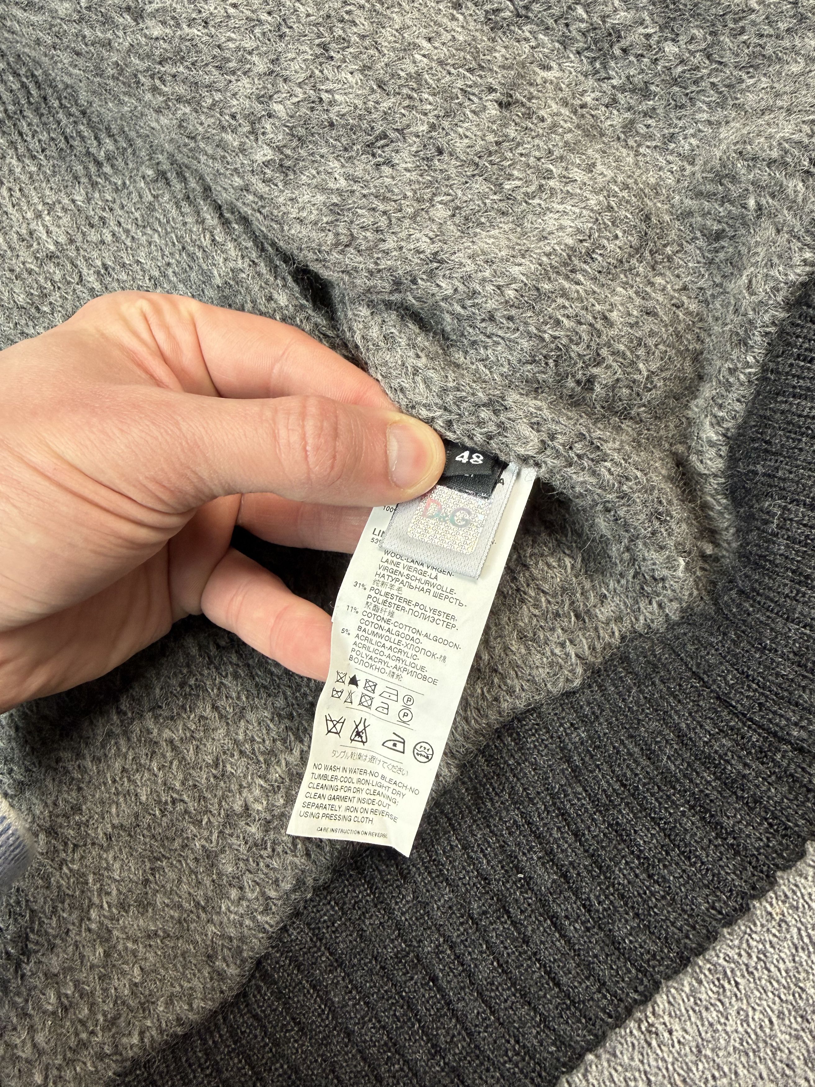 Dolce & Gabbana Archieve AW2004 Dolce & Gabbana Wool Zip Hoodie Size US M / EU 48-50 / 2 - 11 Thumbnail