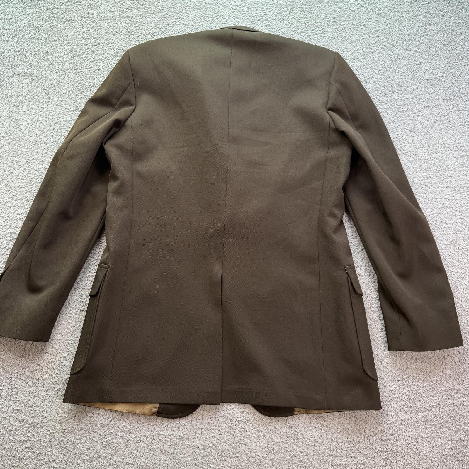 Haggar Vintage 70s 80s Brown Haggar Magic Stretch Blazer Jacket 42L Size 42L - 2 Thumbnail