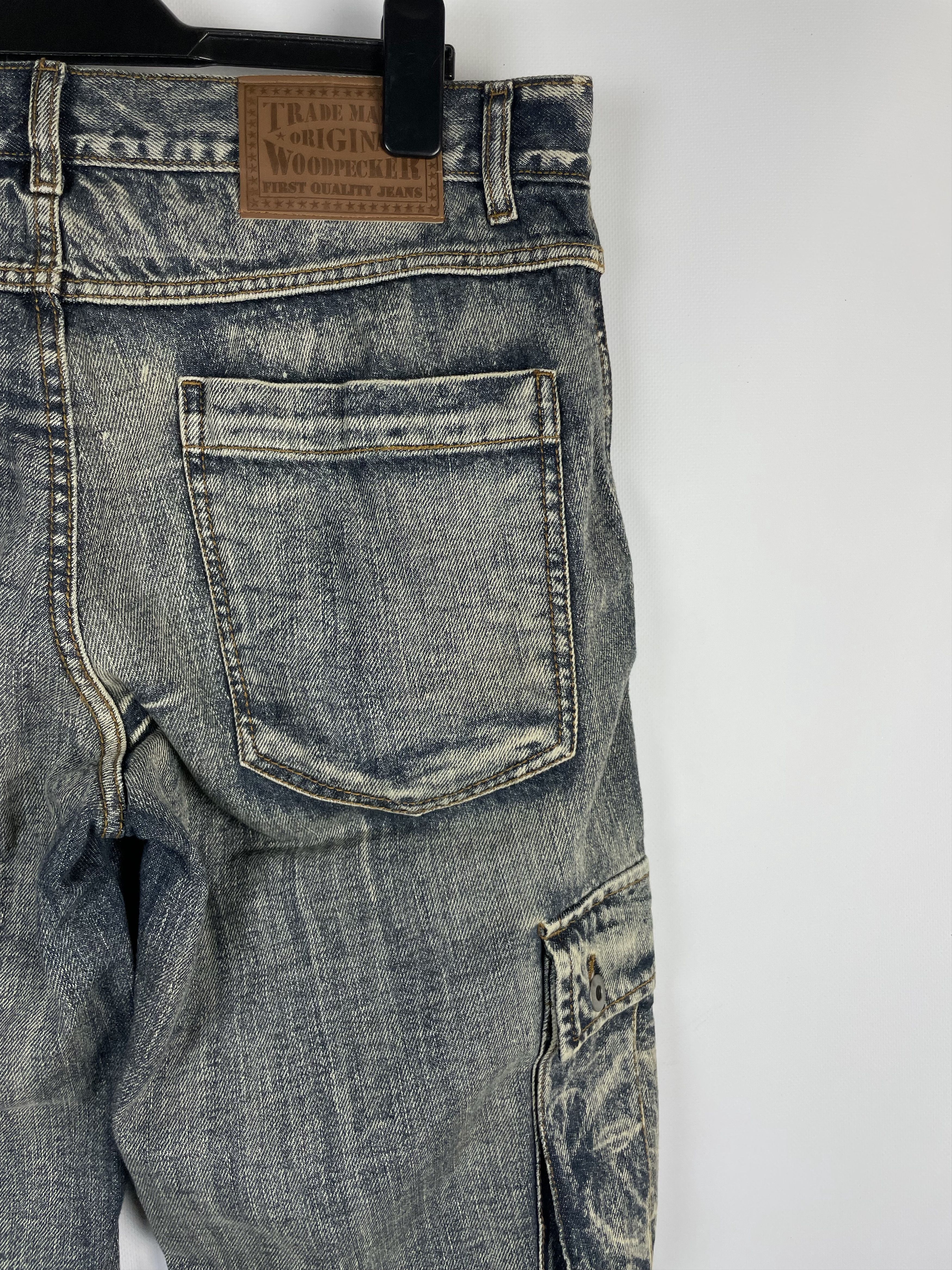 Vintage Vintage Y2K Cargo Jeans Denim Size US 36 / EU 52 - 4 Thumbnail