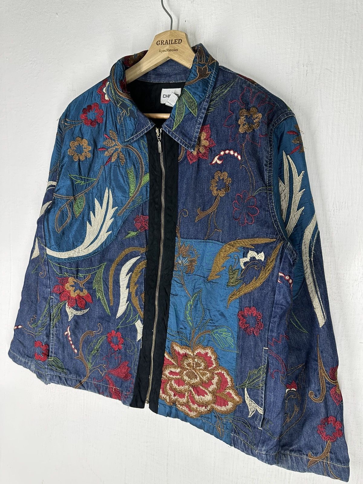 Edition Japan Vintage Chico’s Over Patches Embroidery Jacket Size US M / EU 48-50 / 2 - 2 Thumbnail