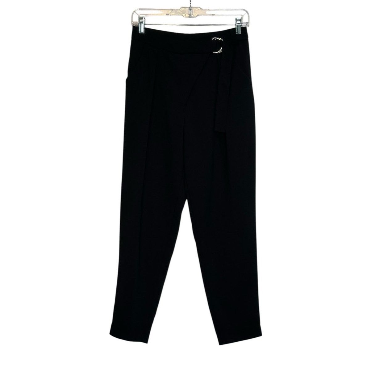 H&M H&M Divided black pleated belted pants size 6 Size 28" / US 6 / IT 42 - 5 Thumbnail