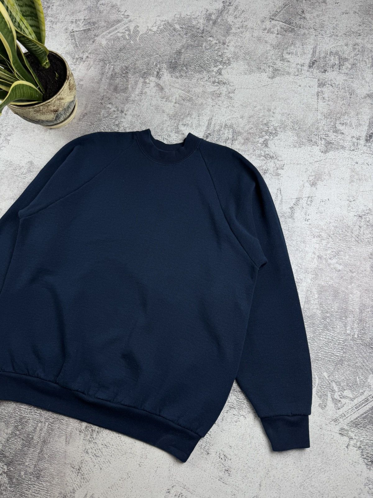 Vintage 90s Fruit of The Loom Sportswear Blank Hoodie Sweatshirt Pullover Size US XL / EU 56 / 4 - 3 Thumbnail