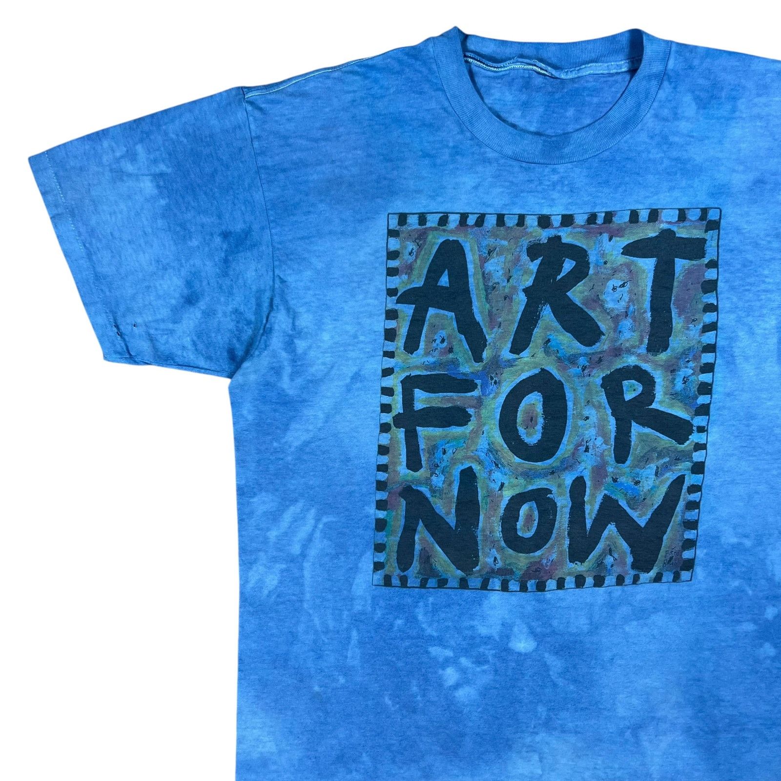 Vintage Vintage 90s ART FOR NOW Fred Babb over dye faded art tee Size US XL / EU 56 / 4 - 4 Thumbnail