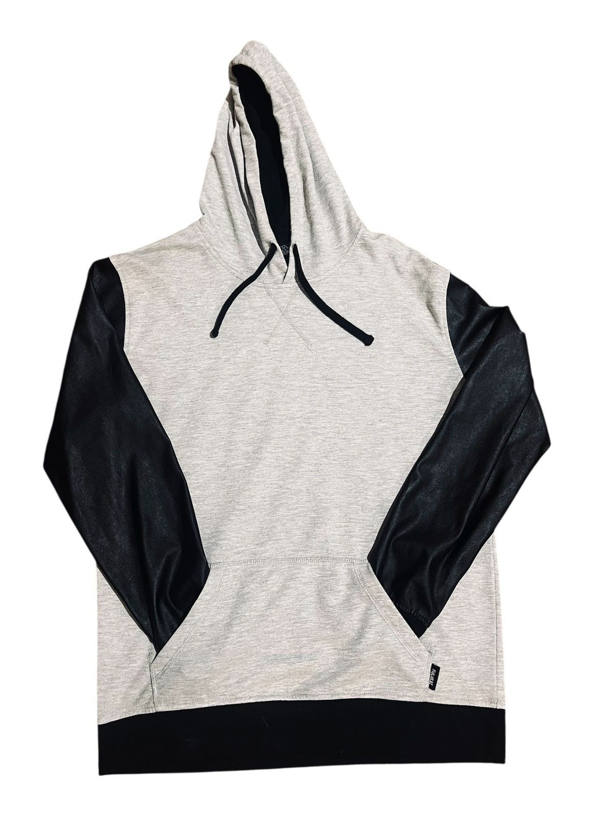 Molokai Surf Co. Molokai large cotton hoodie with pleather sleeve (pre-owned) Size US L / EU 52-54 / 3 - 1 Thumbnail