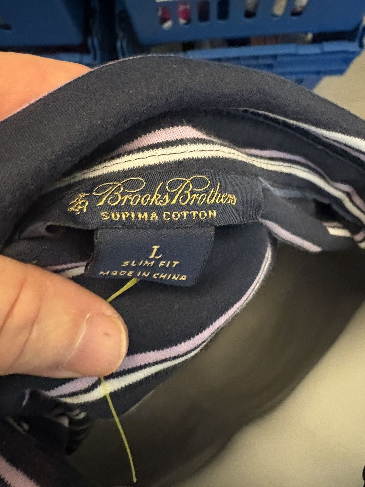 Brooks Brothers Brooks Brothers Purple Striped Short Sleeve Polo. Size Small Size US S / EU 44-46 / 1 - 3 Thumbnail
