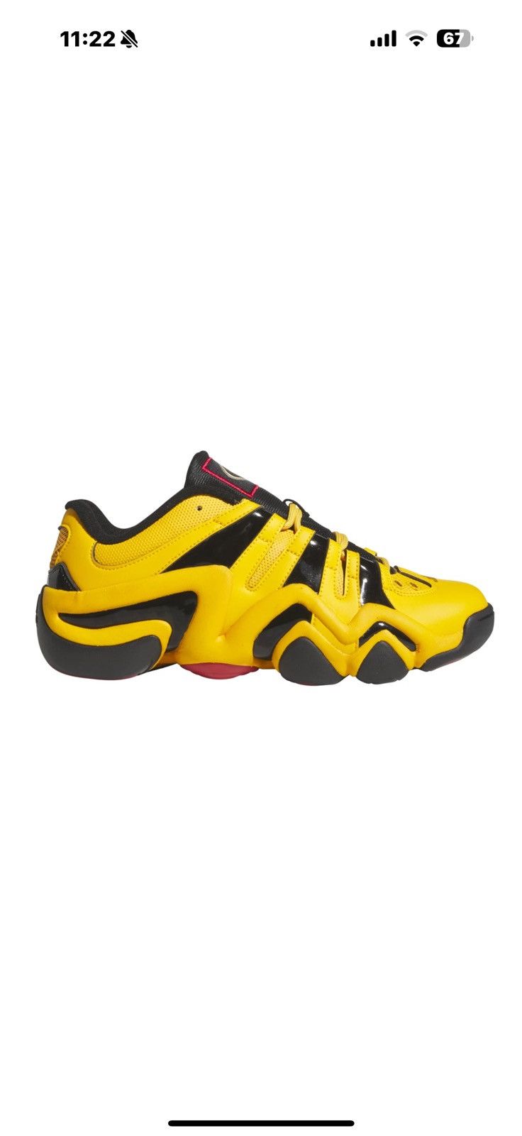 Adidas Adidas Crazy 8 Low HBCU Pack Grambling State Mens Sz 7IH5122 Size US 7 / EU 40 - 4 Thumbnail