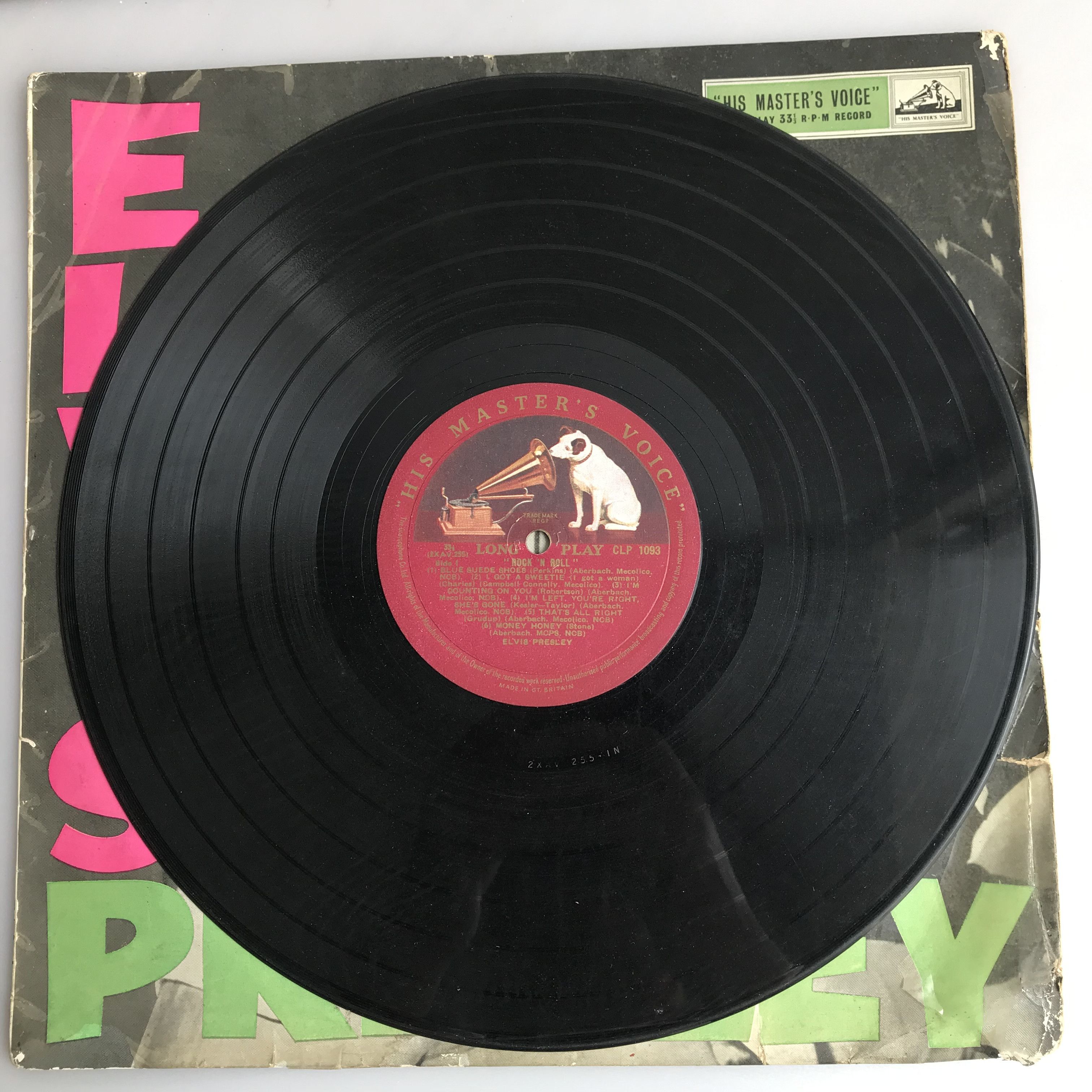 Vintage ELVIS PRESLEY LP self titled First Album 1956 Rca mono vinyl Size ONE SIZE - 7 Thumbnail