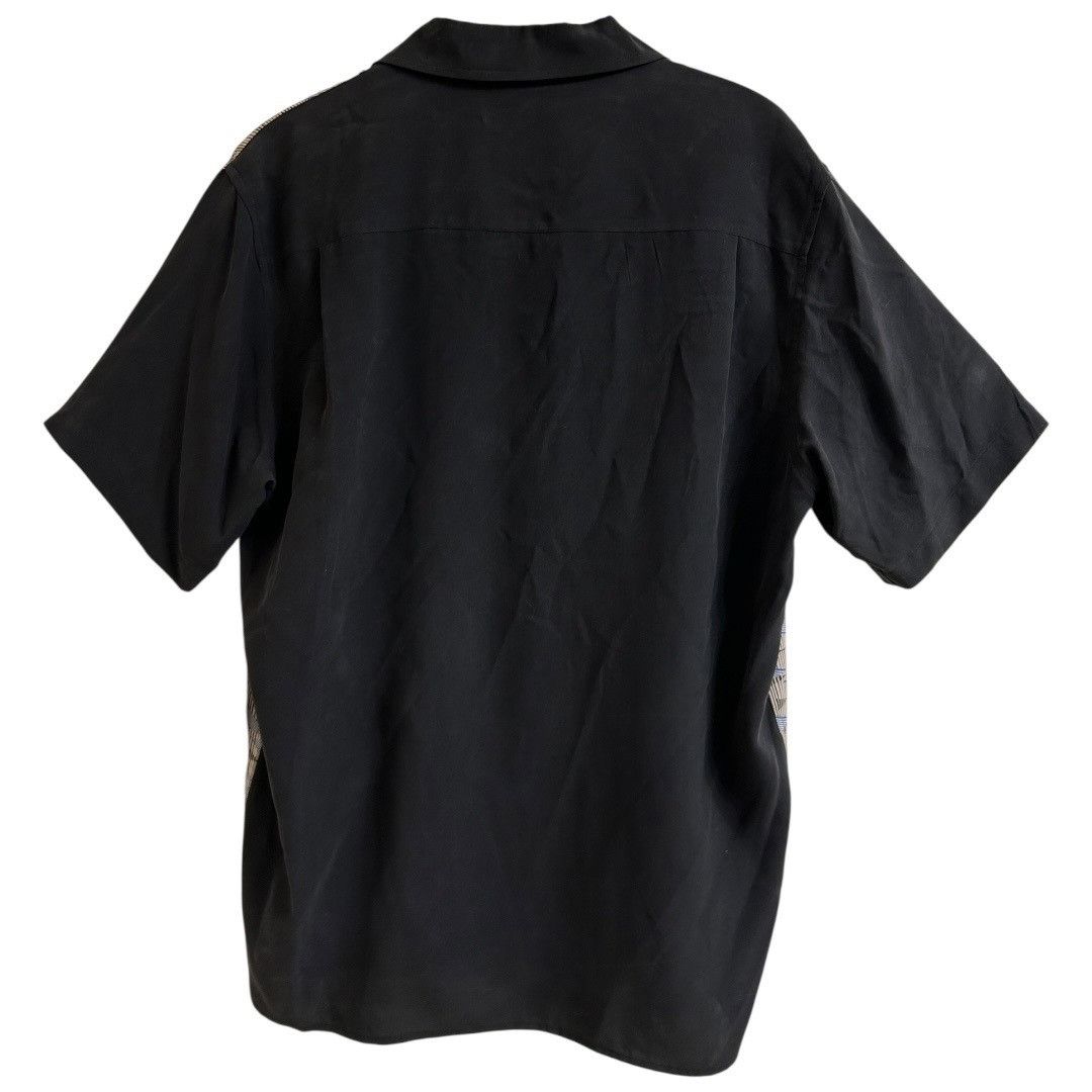 Axist NWT Axist Geometric Black Washable Silk Short Sleeve Button- Size US M / EU 48-50 / 2 - 2 Thumbnail