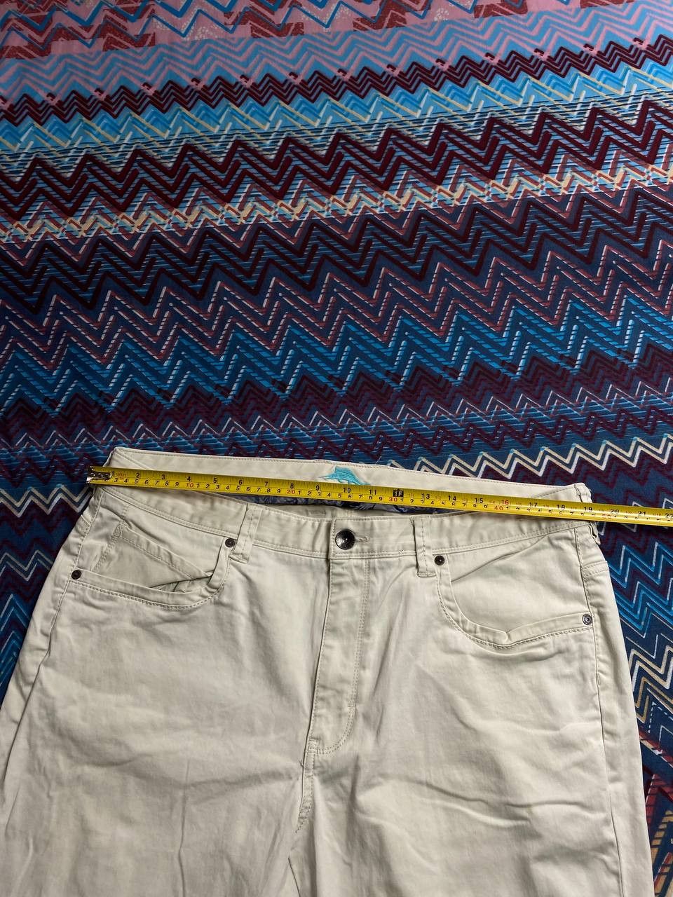 Tommy Bahama × Vintage Tommy Bahama Straight Leg Chinos Chino Pants Beige Size US 38 / EU 54 - 17 Thumbnail