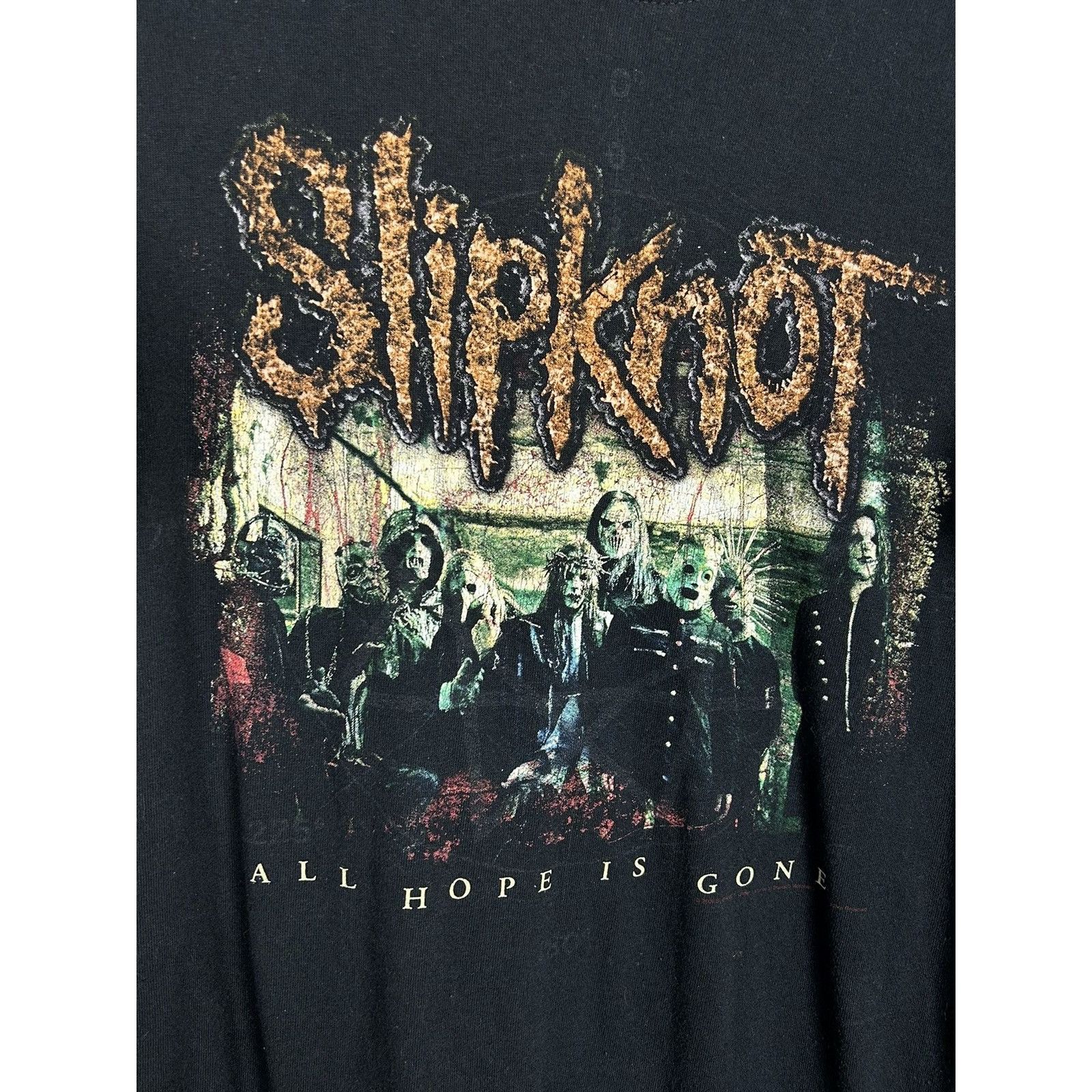 Band Tees × Slipknot × Vintage 00s Vintage Slipknot All Hope Is Gone 2009  Band T-Shirt | Grailed