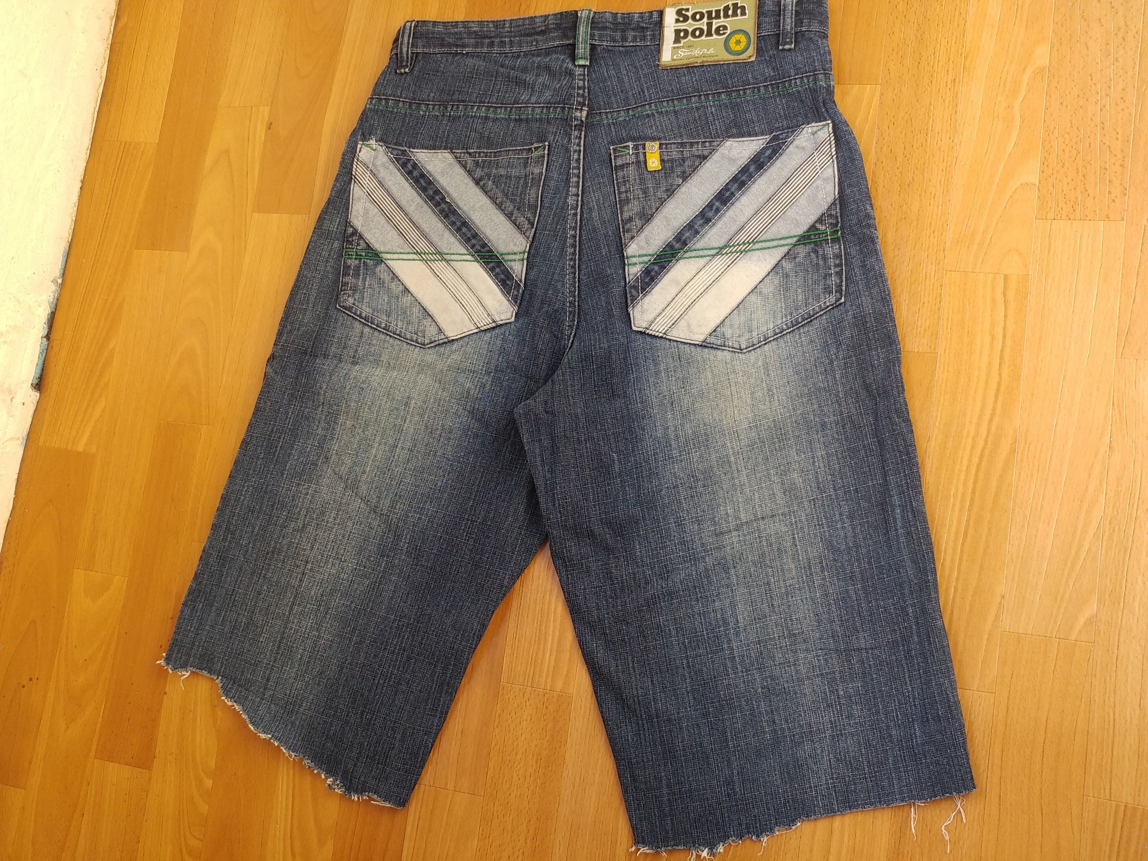 Southpole Southpole shorts, vintage hip hop baggy jeans, 90s size W 32 Size US 32 / EU 48 - 3 Thumbnail