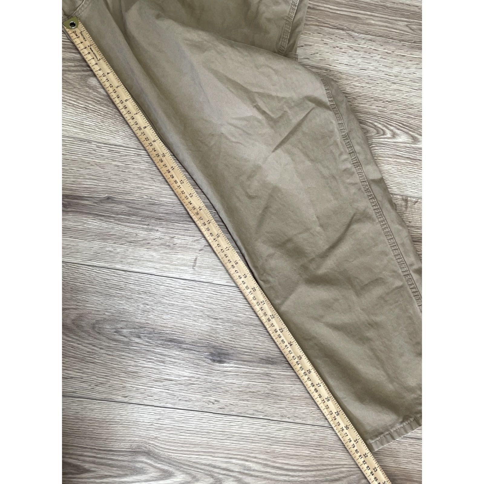 Wrangler Vintage Wrangler Men's Pants 44x32 Canvas Straight Leg Chino Workwear Size US 44 / EU 60 - 5 Thumbnail