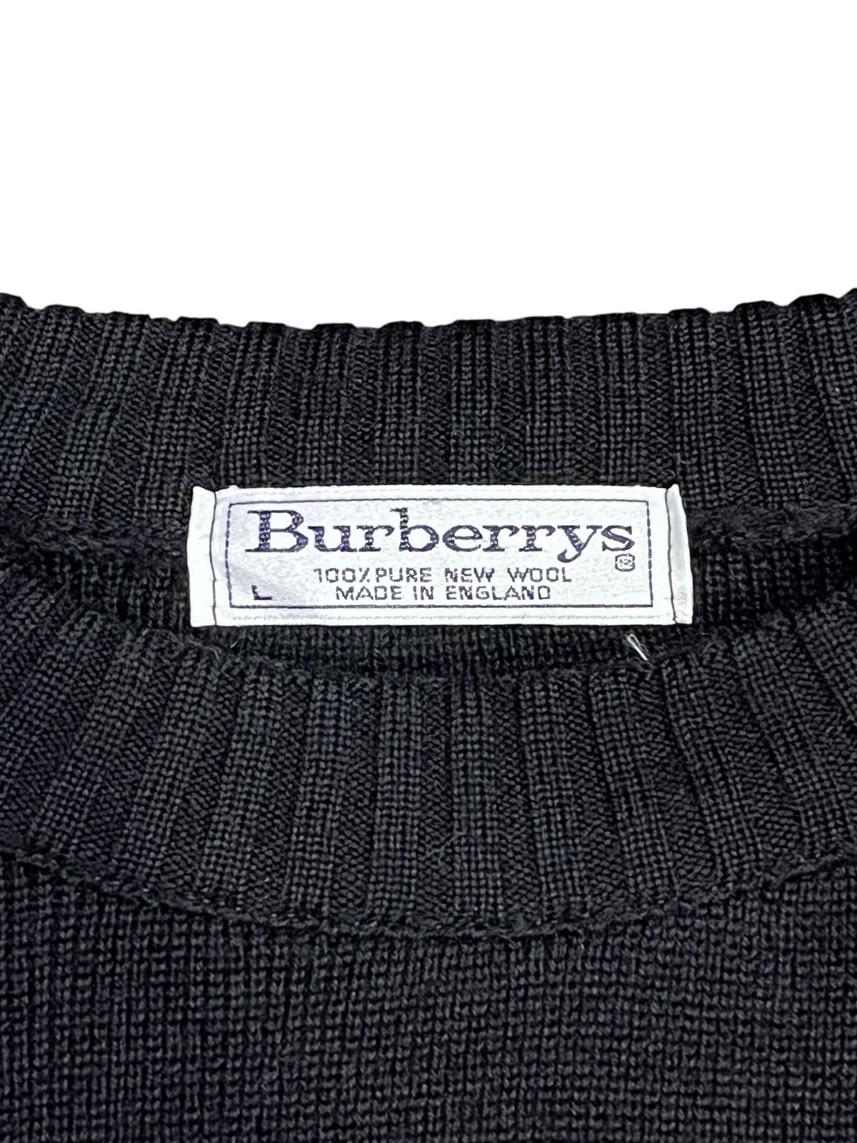Burberry Vintage BURBERRYS Shoulder Elbow Leather Patch Pure Wool UK Size US L / EU 52-54 / 3 - 14 Thumbnail